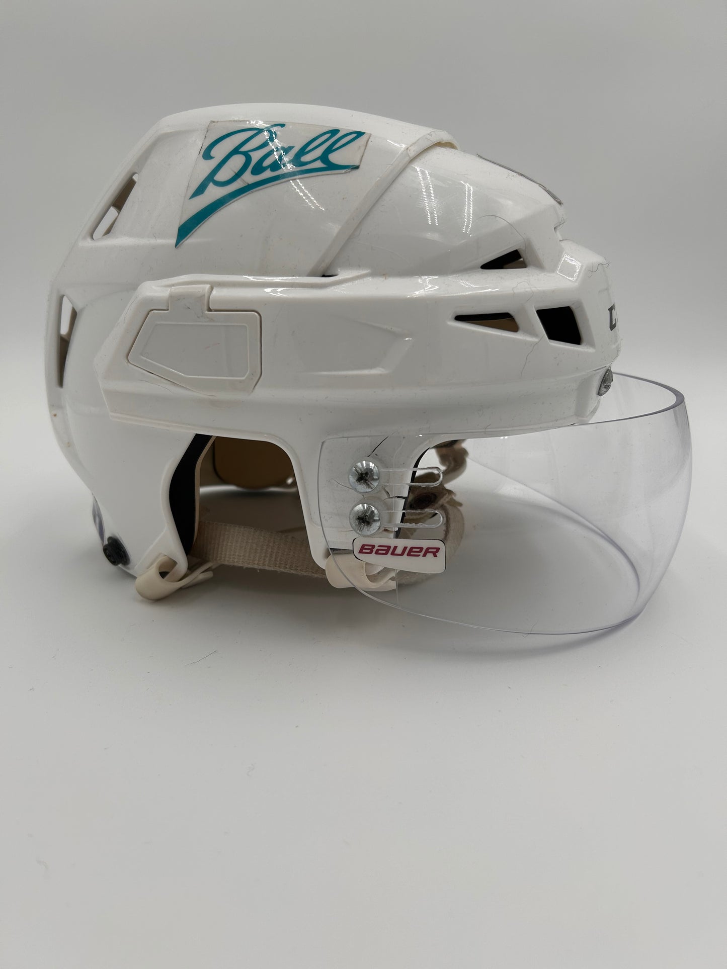 Colorado Avalanche 2021/22 Stanley Cup Finals Game Worn Away Helmets