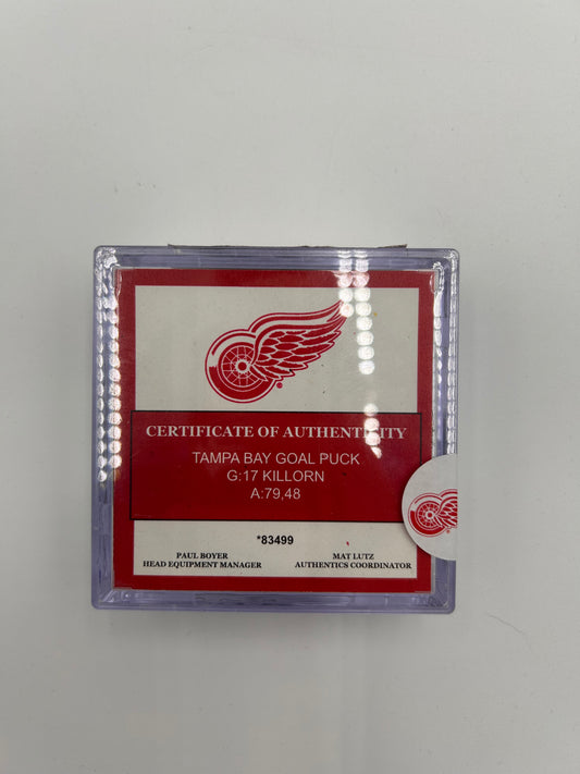 Alex Killorn Tampa Bay Lightning Goal Puck