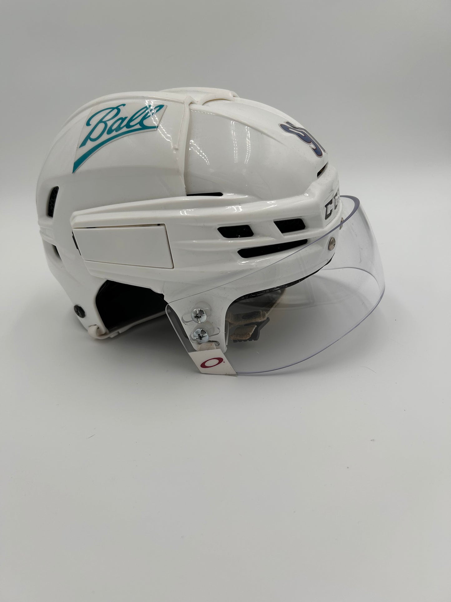 Colorado Avalanche 2021/22 Stanley Cup Finals Game Worn Away Helmets