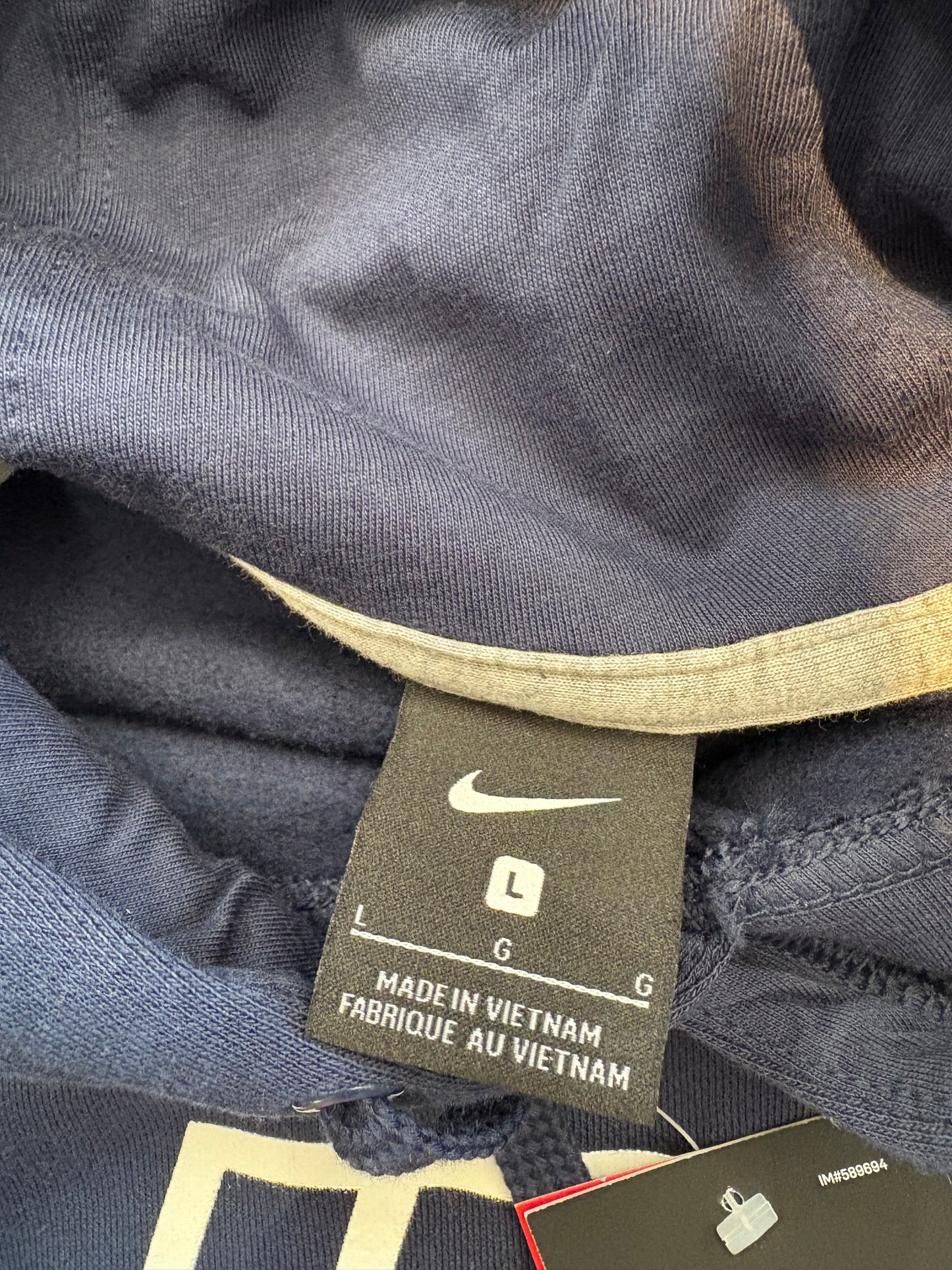New Blue Nike Team USA Full Sweatshirt (Large)