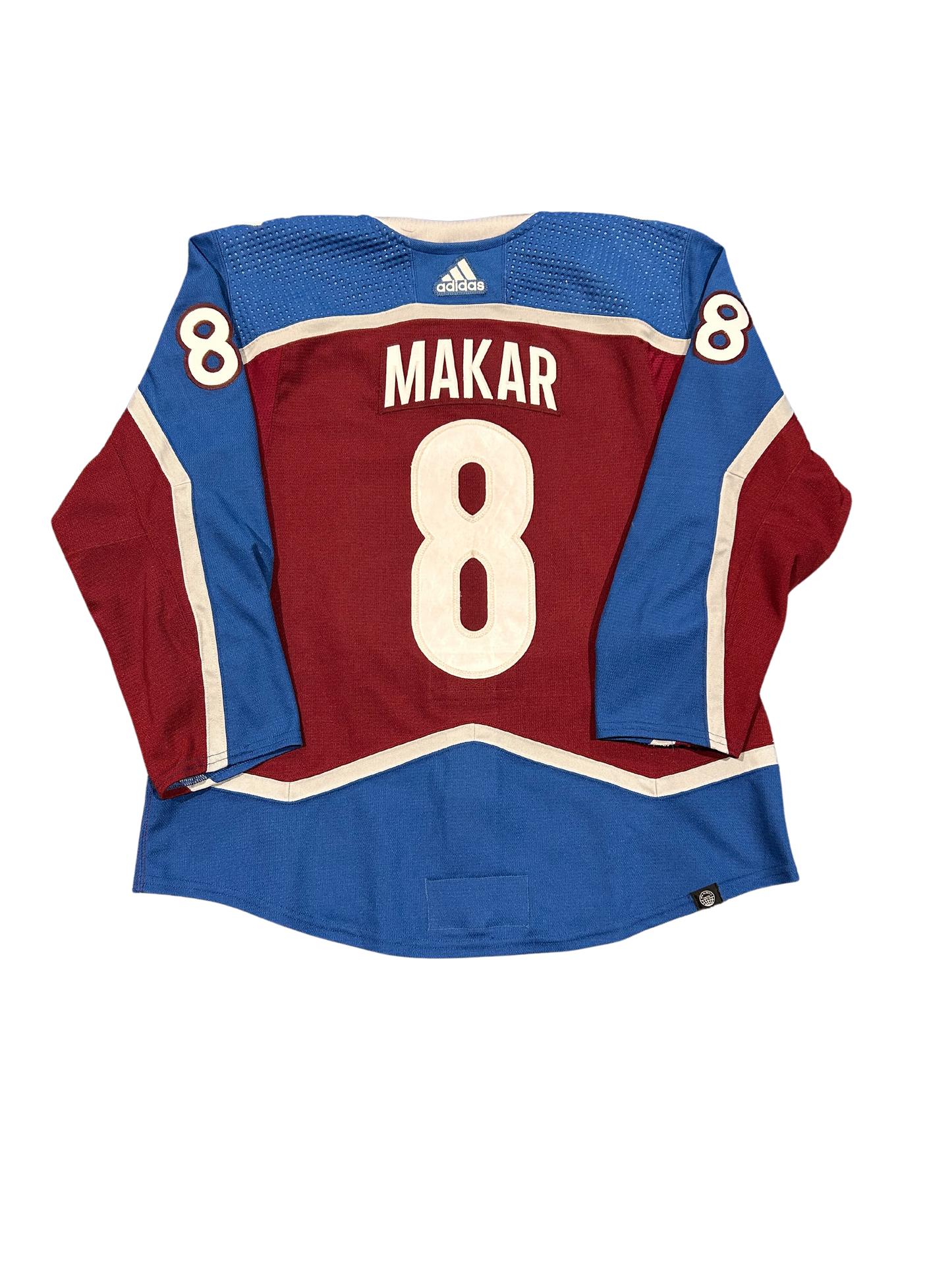 Cale Makar 2022/23 Colorado Avalanche Home #8 Game Worn Jersey