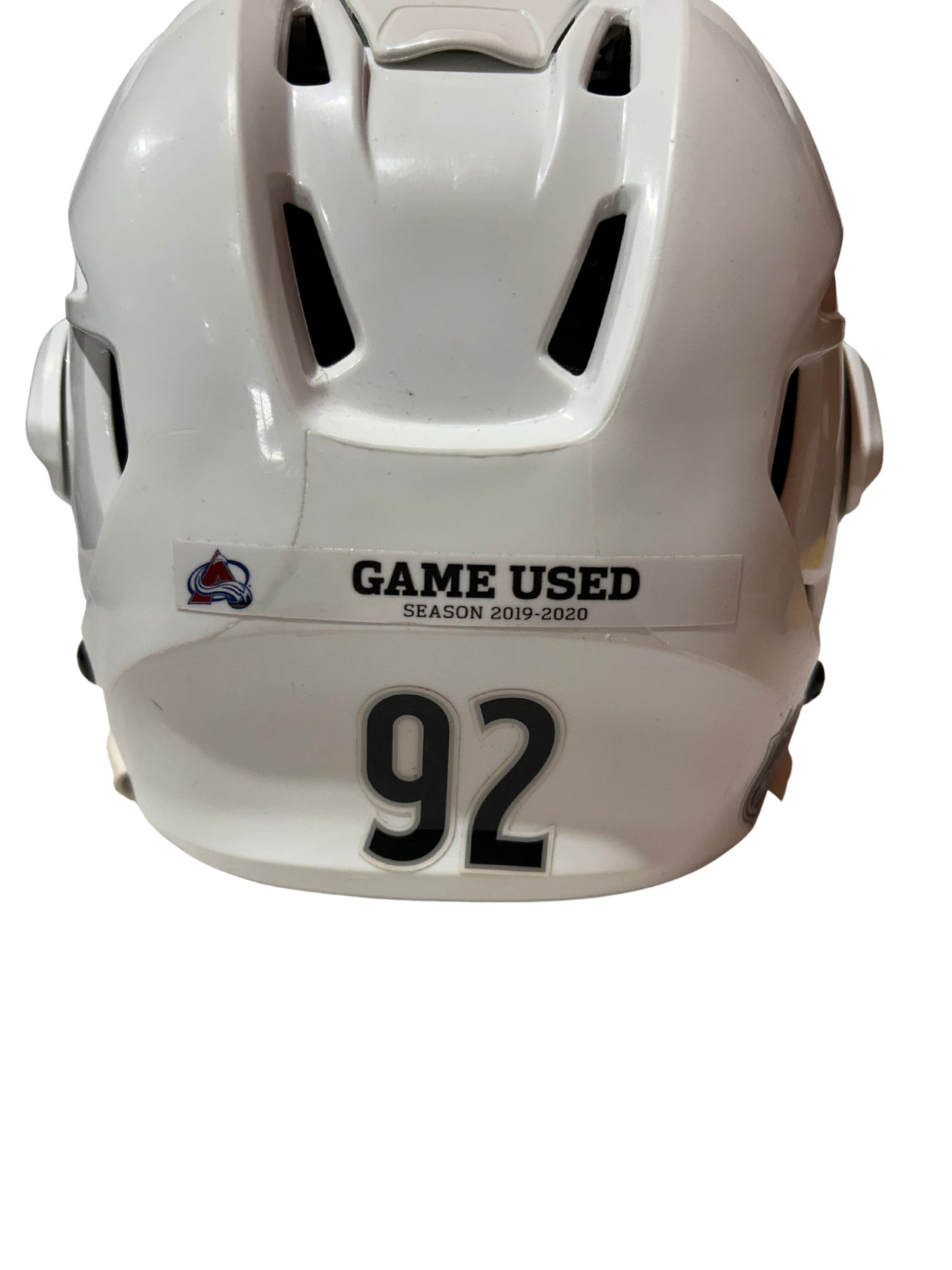 Gabriel Landeskog 2019/20 Game Worn & Signed Helmet