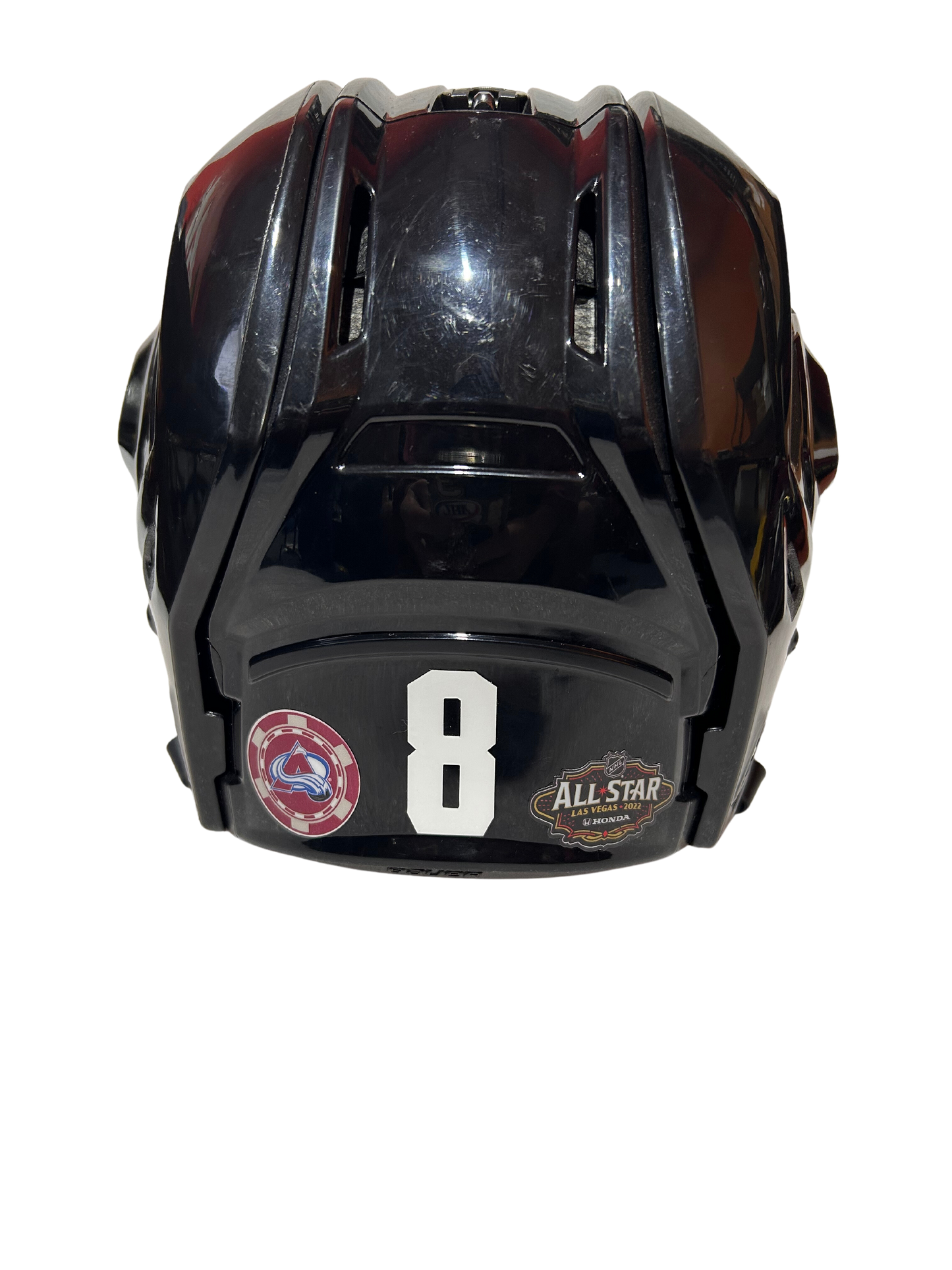Cale Makar 2022 Game Worn All-Star Helmet