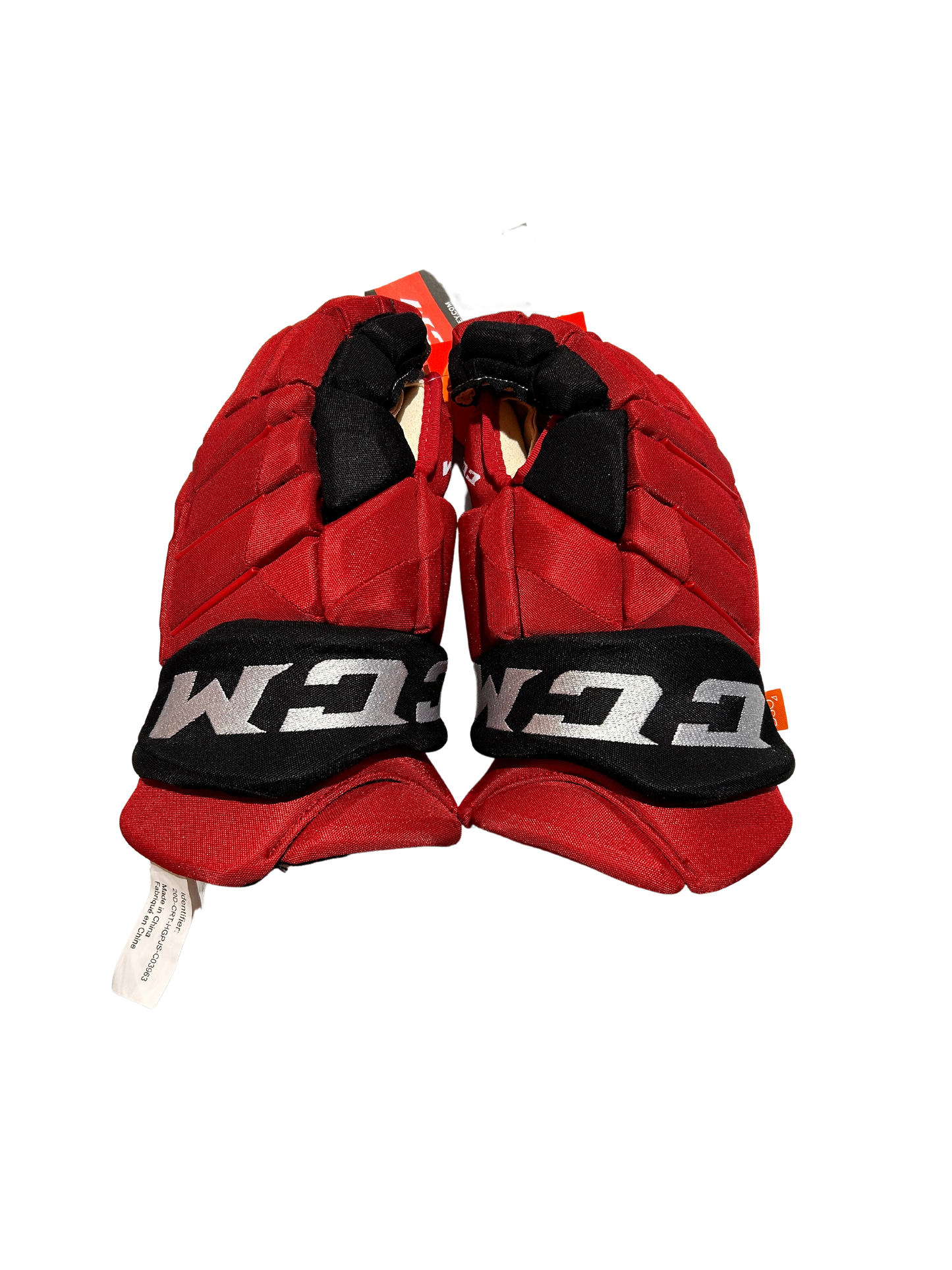 New Team Issued Carolina Hurricanes 15" CCM Jetspeed Gloves