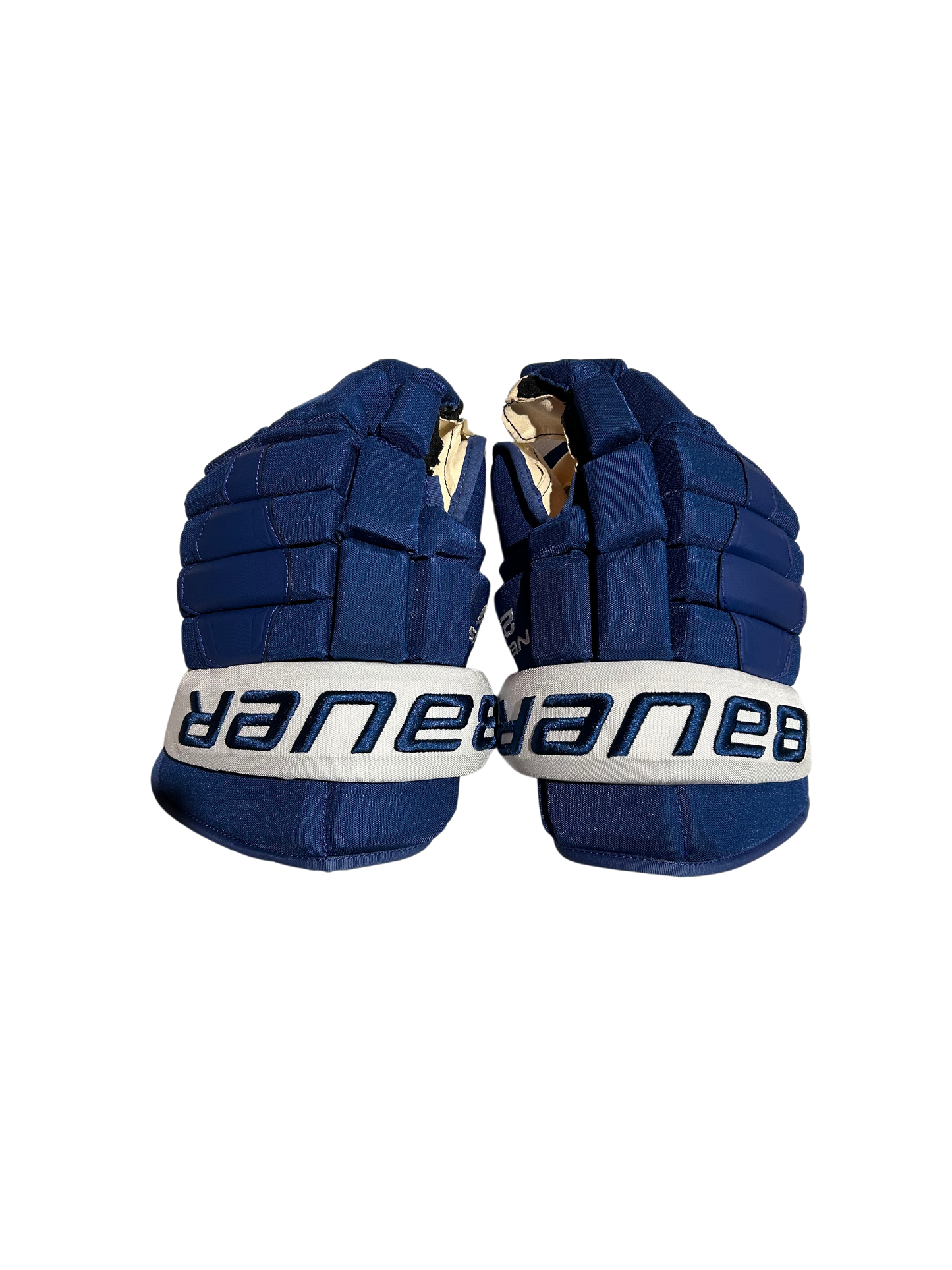 New Nieto Blue Colorado Avalanche 14" Bauer Nexus 2N Pro Gloves