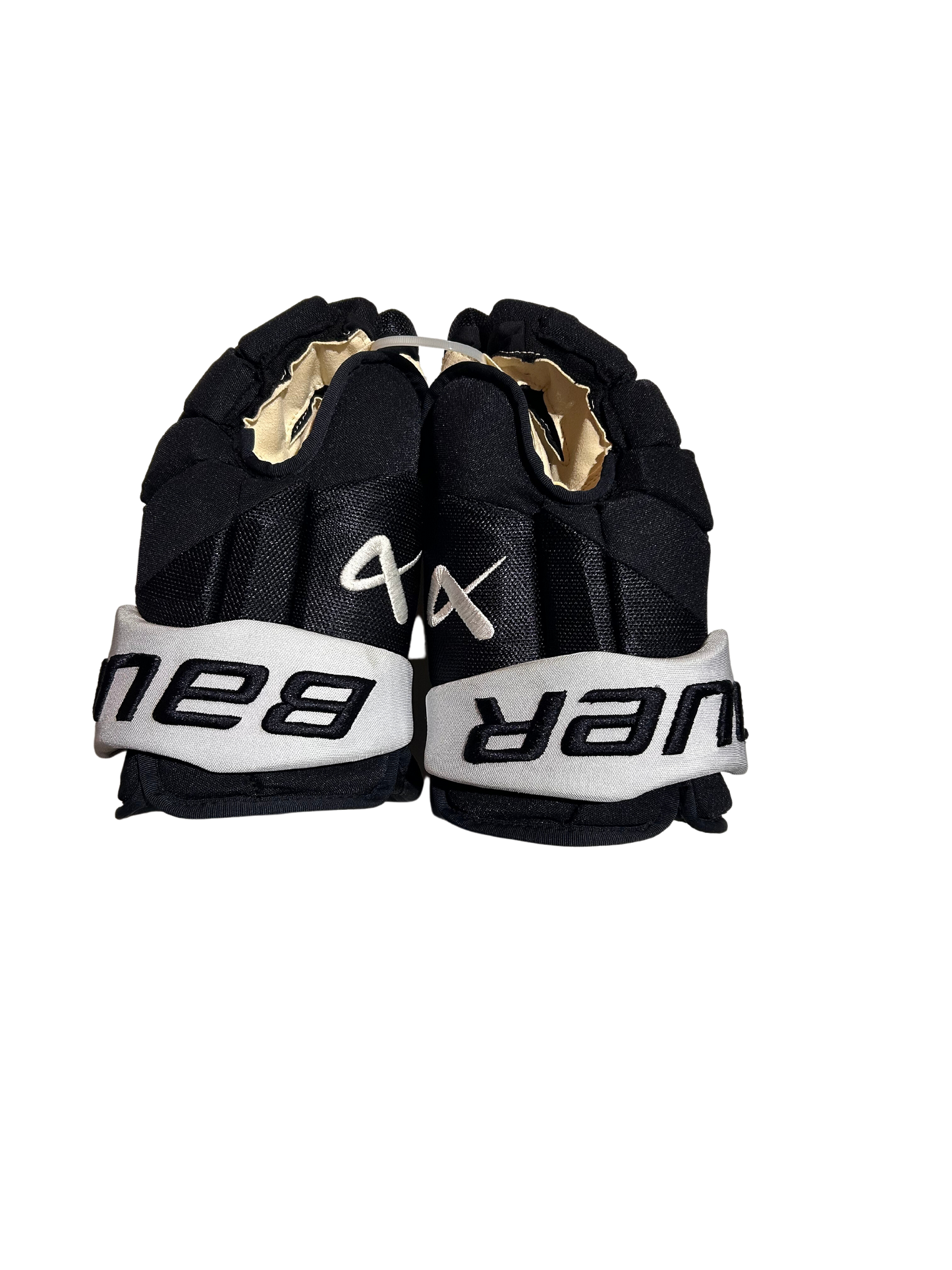 New Player Issued Navy Colorado Avalanche 14" Bauer Vapor Hyperlite Gloves