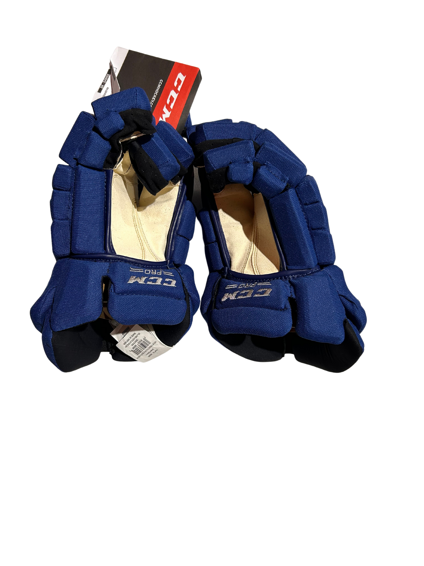 New Team Issued Reverse Retro Toronto Maple Leafs CCM HGTK Gloves (Multiple Sizes)