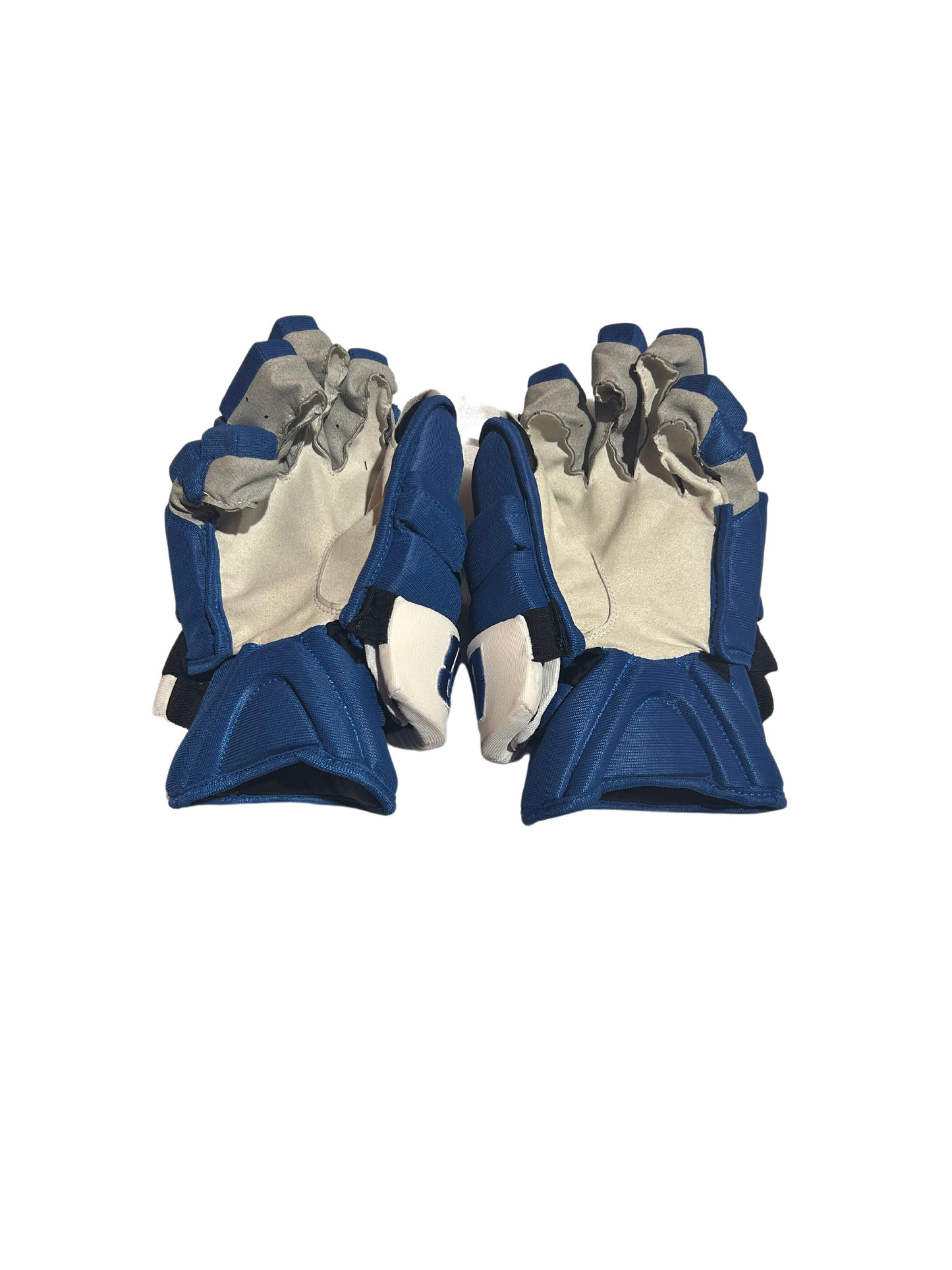 New Player Issued Blue Colorado Avalanche 14" Warrior Covert Gloves (Multiple Players)