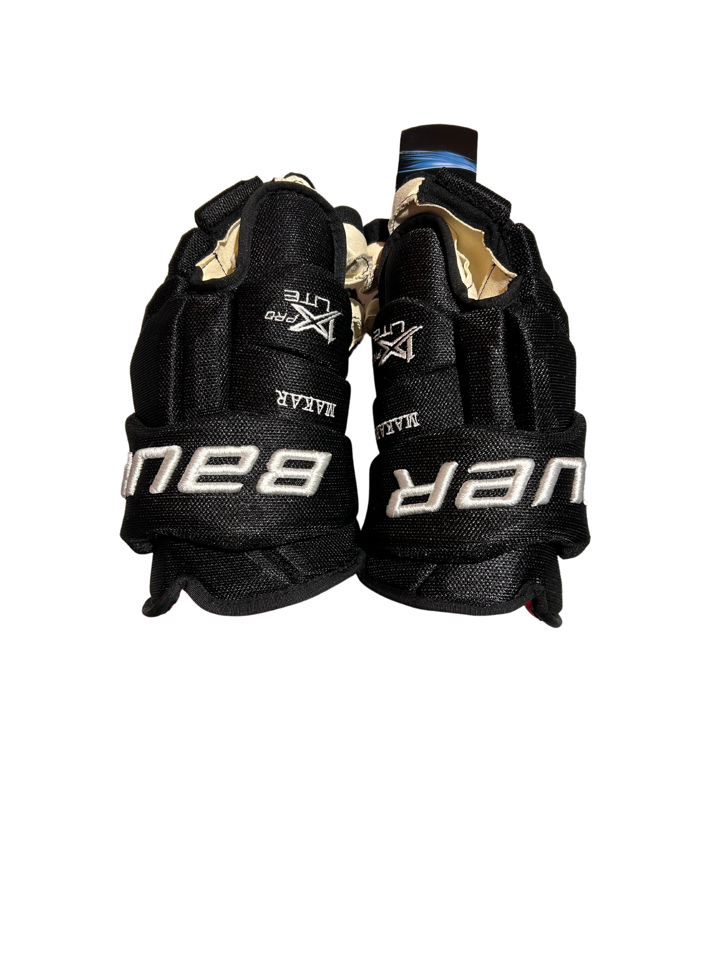 New Makar Navy Colorado Avalanche 14" Bauer Vapor 1X Lite Gloves
