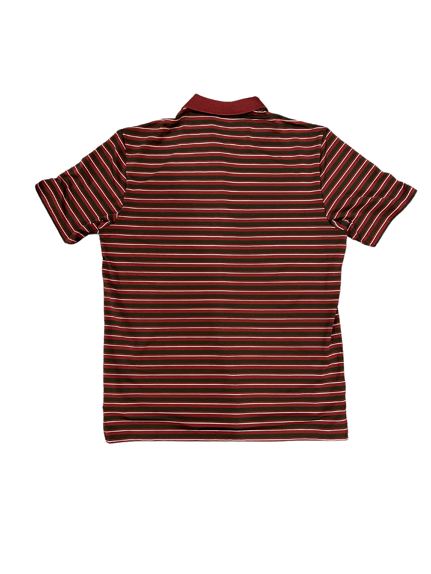 Colorado Avalanche Maroon (Striped) Adidas Golf Polo