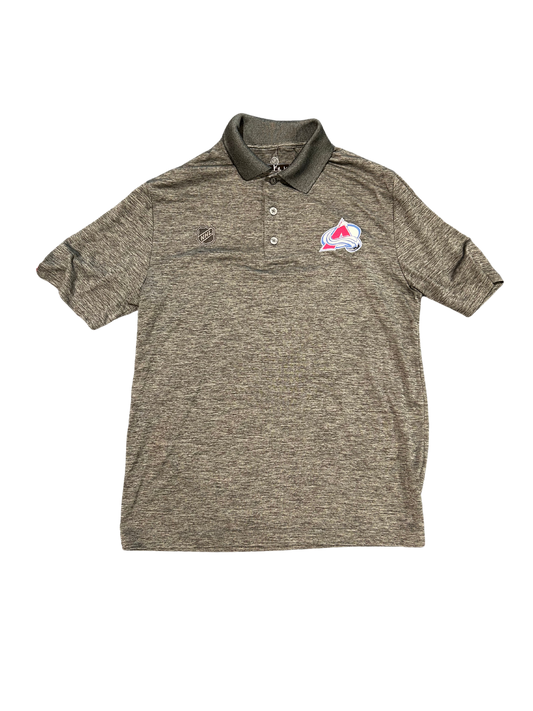 Colorado Avalanche Gray Fanatics Golf Polo XXL