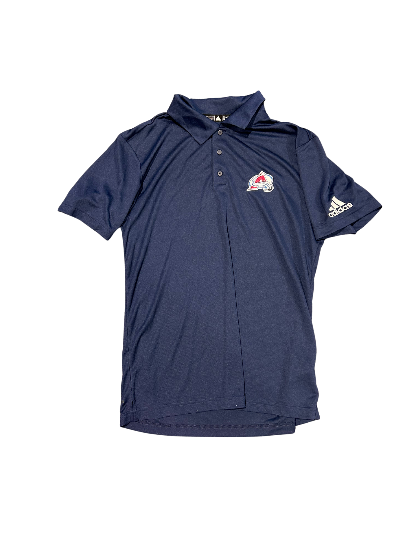 Colorado Avalanche Blue Adidas Golf Polo
