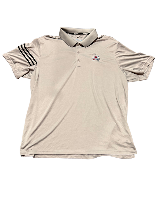 Colorado Avalanche Silver Golf Polo