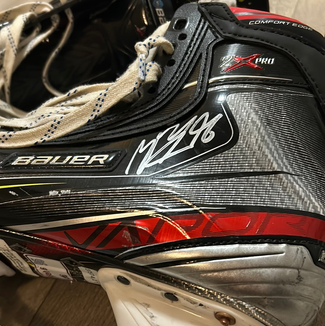 Mikko Rantanen Game Worn Signed Skates