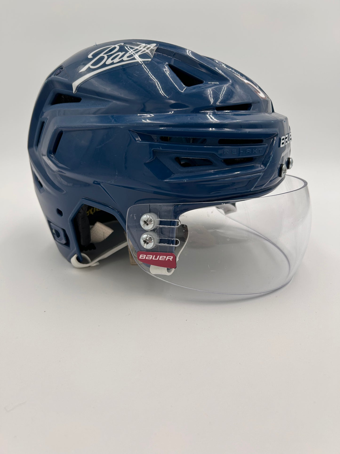 Colorado Avalanche 2021/22 Stanley Cup Finals Game Worn Away Helmets