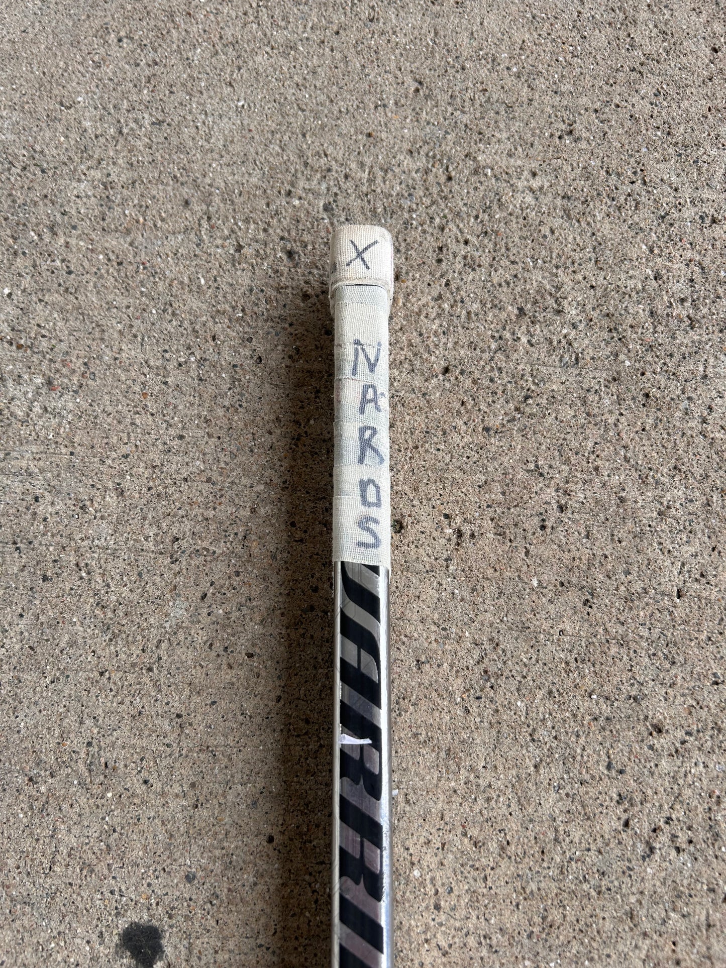 Warren Foegele Carolina Hurricanes Game Used Stick