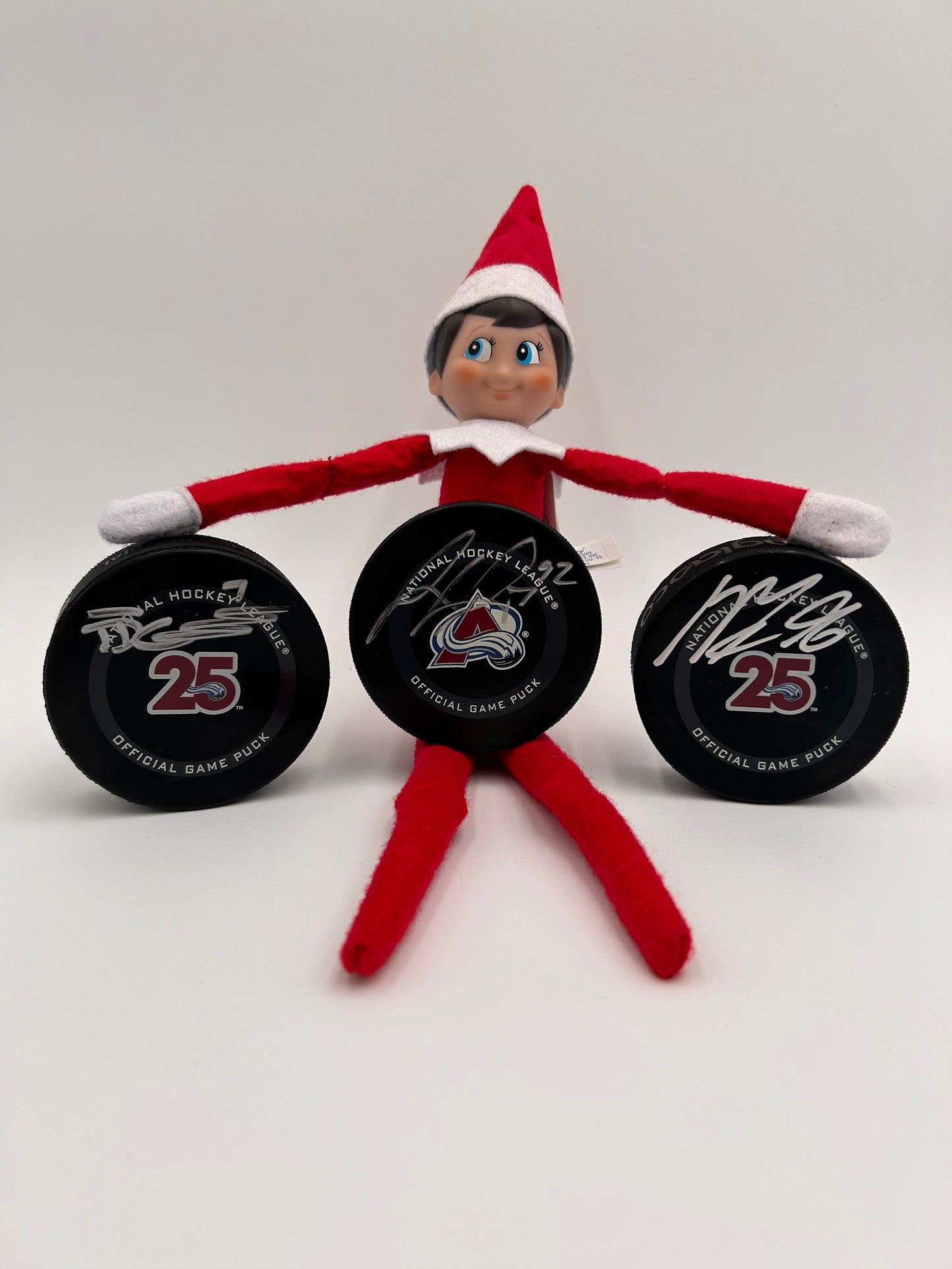 Colorado Avalanche Signed Pucks