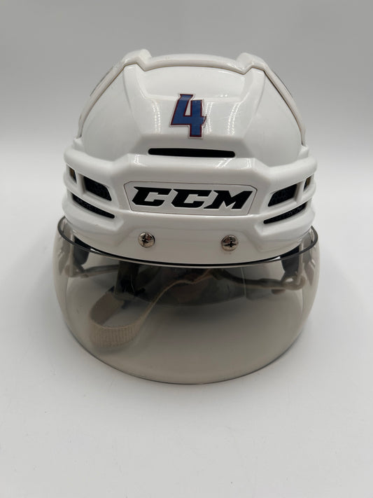 Colorado Avalanche 2022/23 Stanley Cup Playoff Worn Helmets