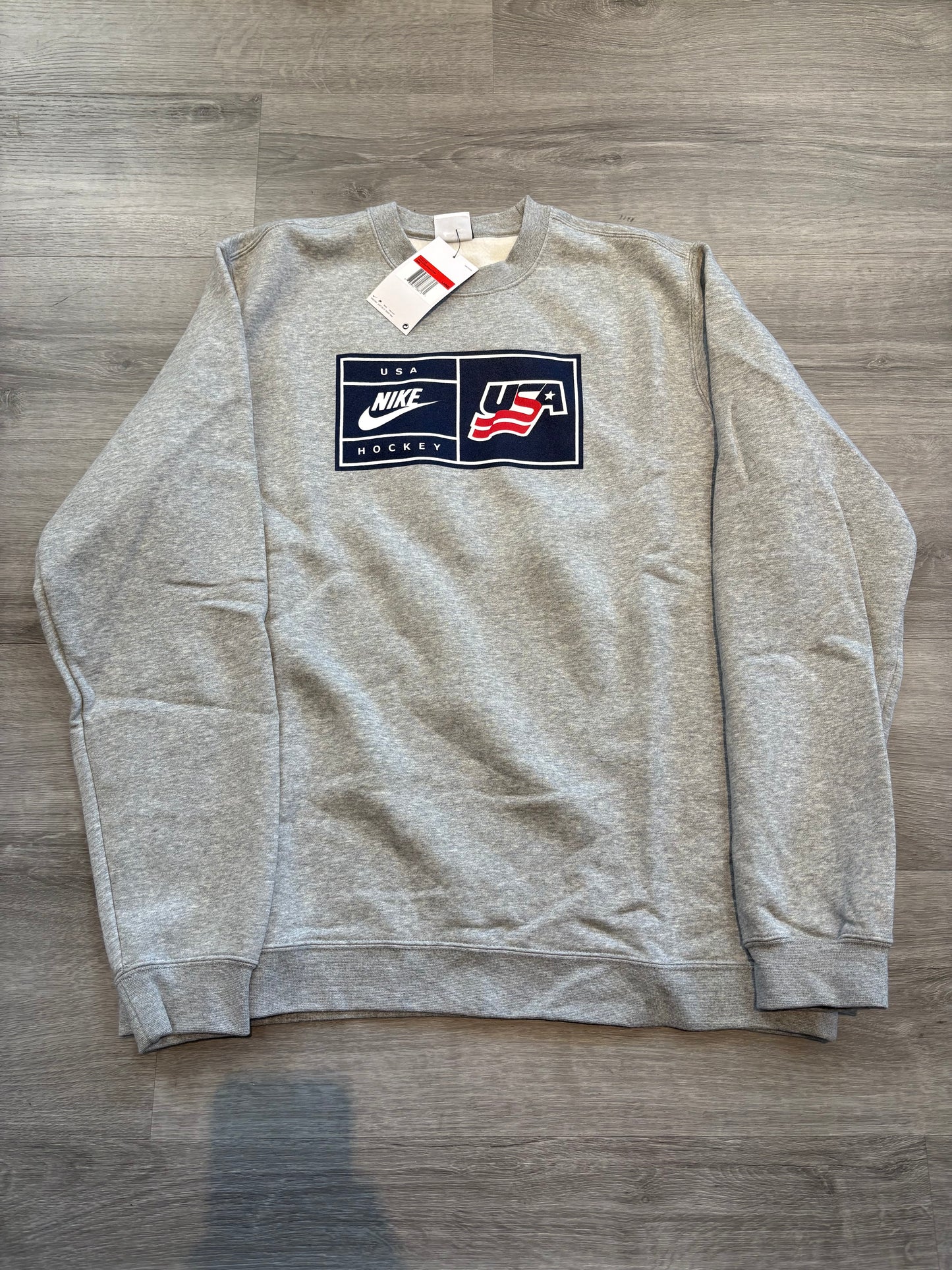 New Team USA Gray Nike Pullover (Large)