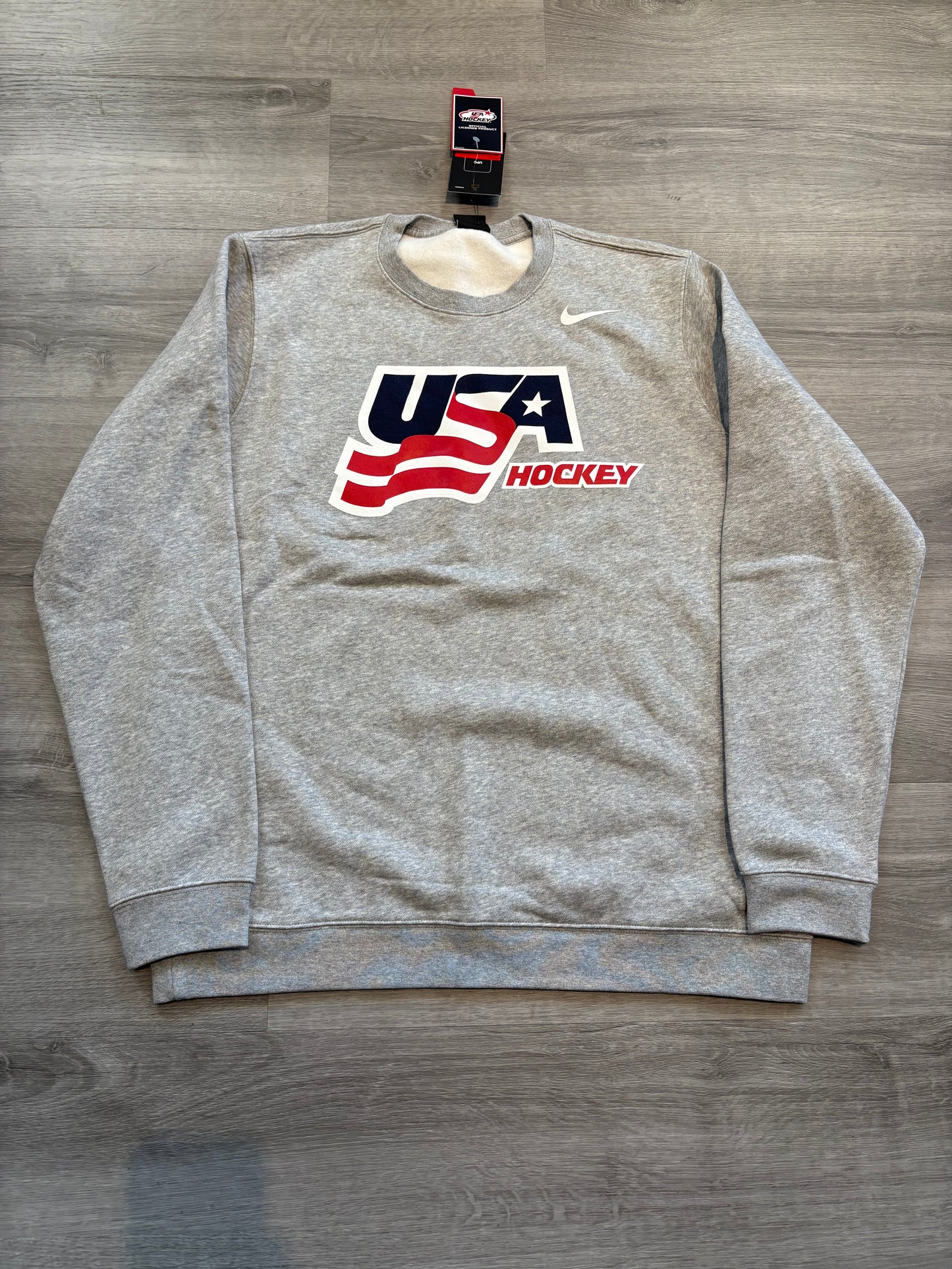 New Team USA Gray Nike Pullover (Large)