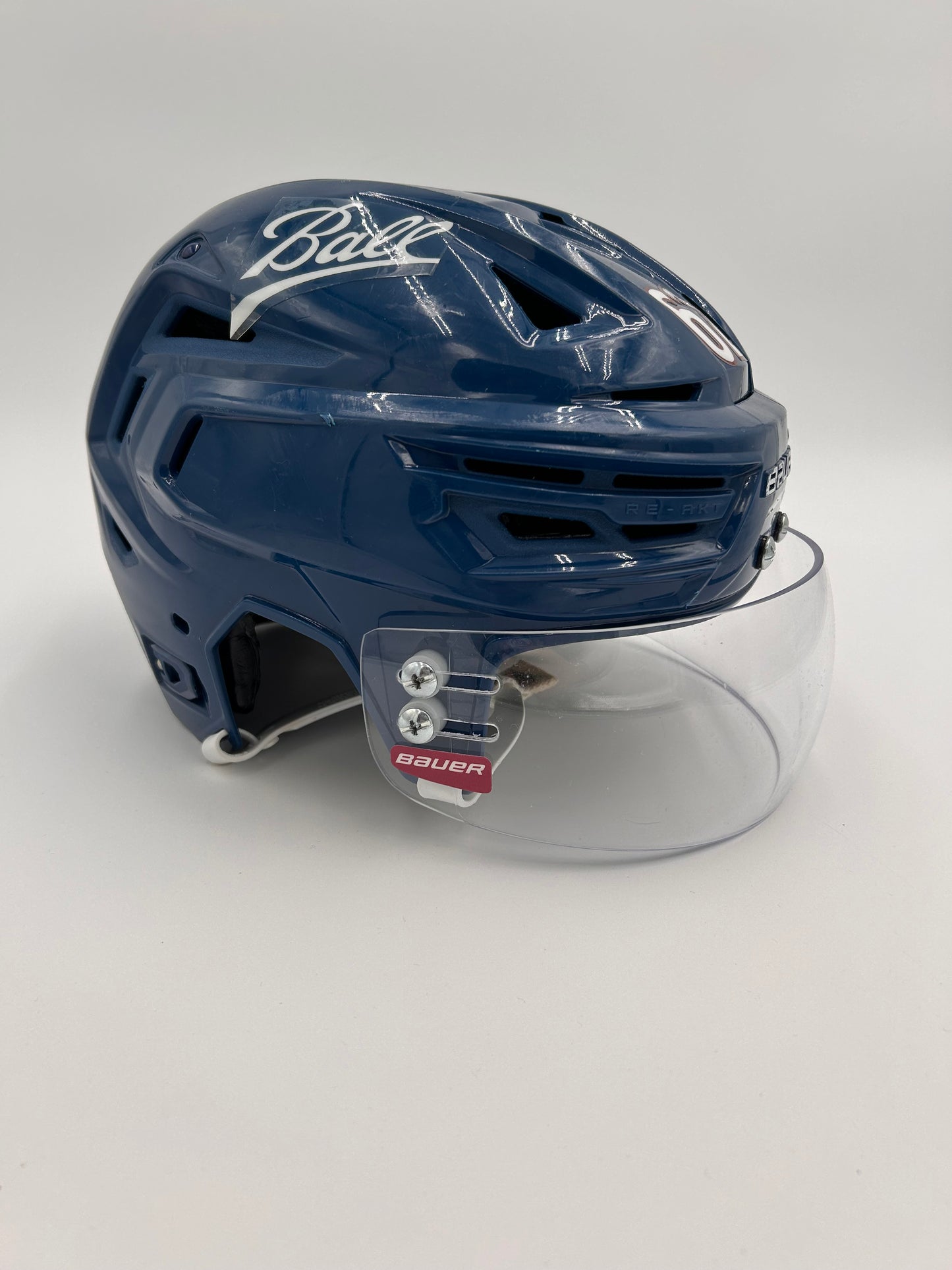 Colorado Avalanche 2021/22 Stanley Cup Finals Game Worn Away Helmets