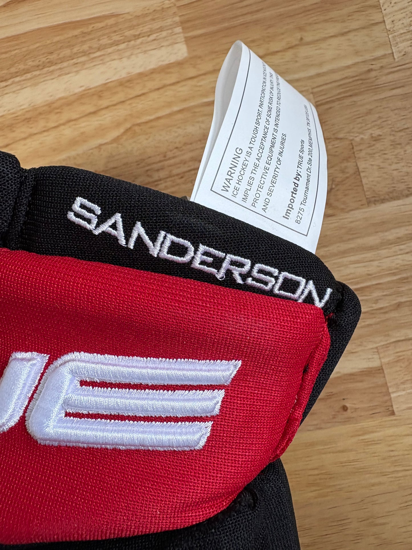 New Ottawa Senators True 14" Pro Stock Sanderson Catalyst 9X Pro Gloves