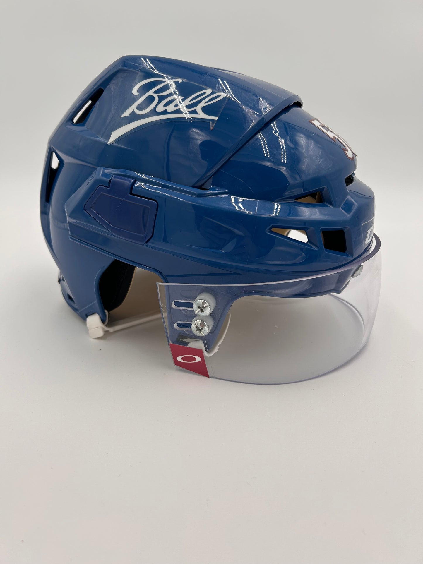 Colorado Avalanche 2021/22 Stanley Cup Finals Game Worn Away Helmets