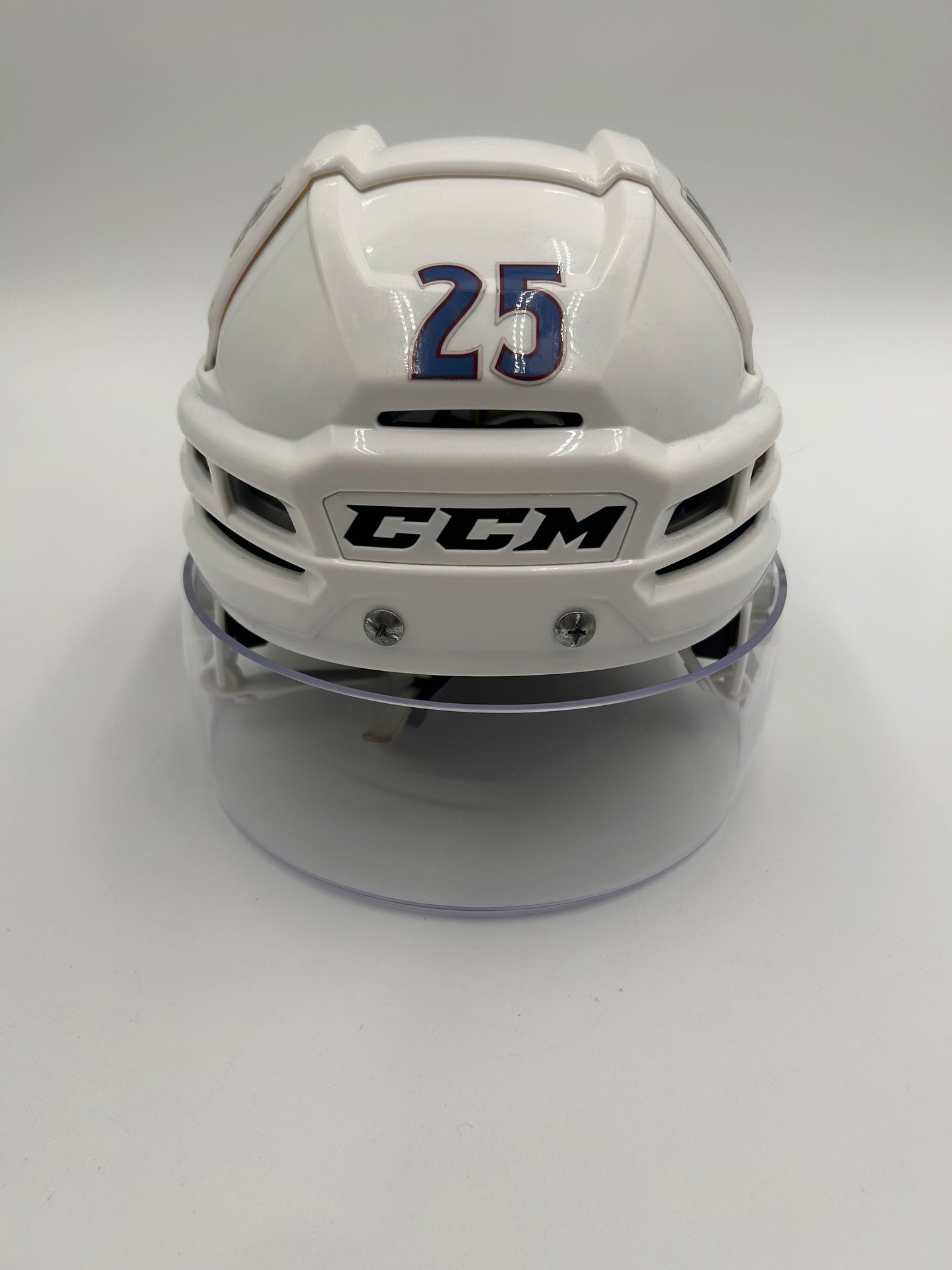 Colorado Avalanche 2022/23 Stanley Cup Playoff Worn Helmets