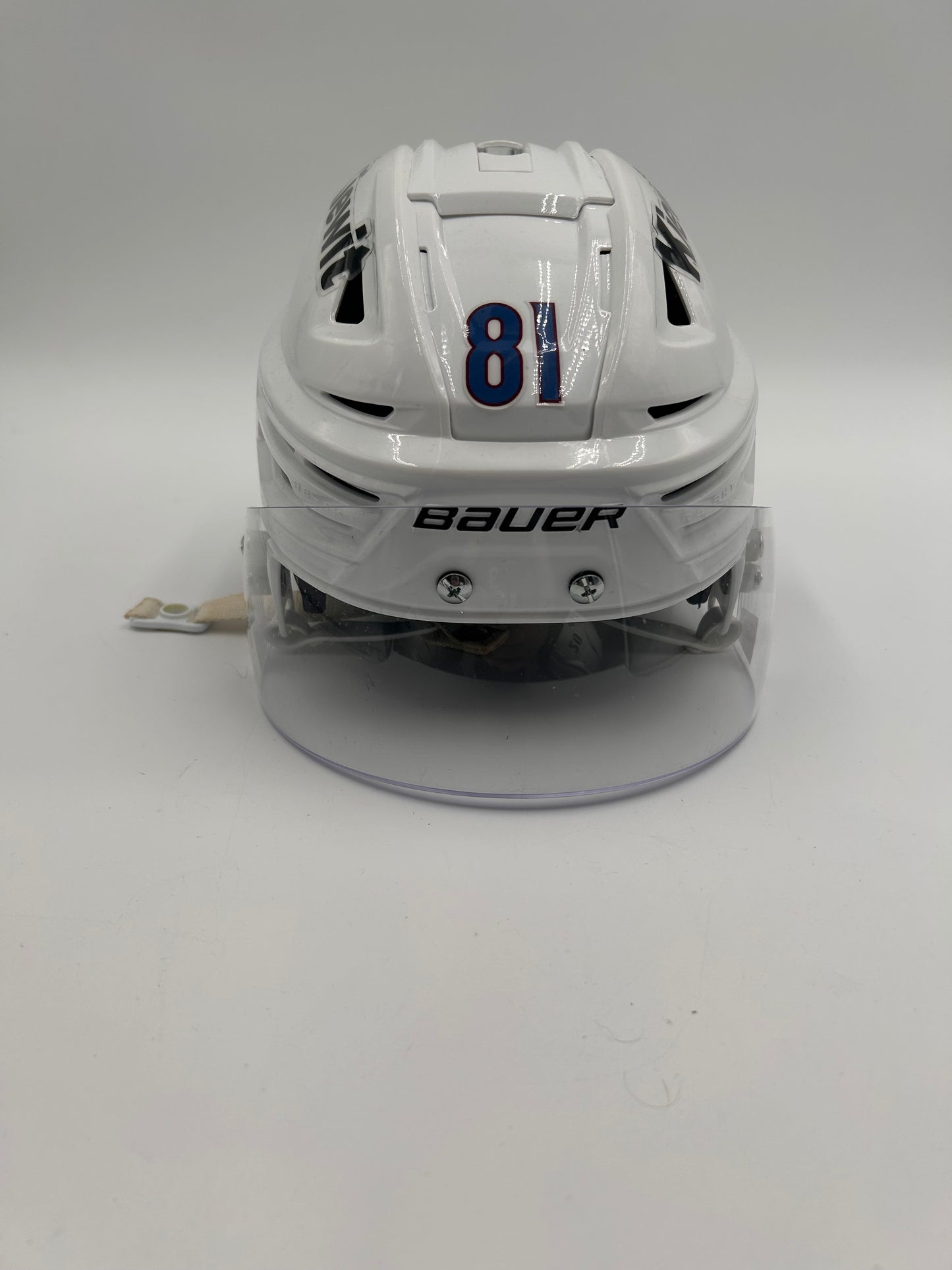 Colorado Avalanche 2022/23 Stanley Cup Playoff Worn Helmets