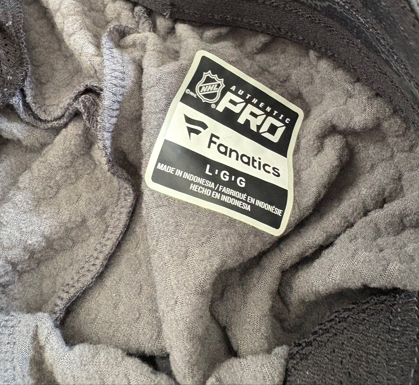 San Jose Sharks Team Issued Fanatics Gray Men's Pants