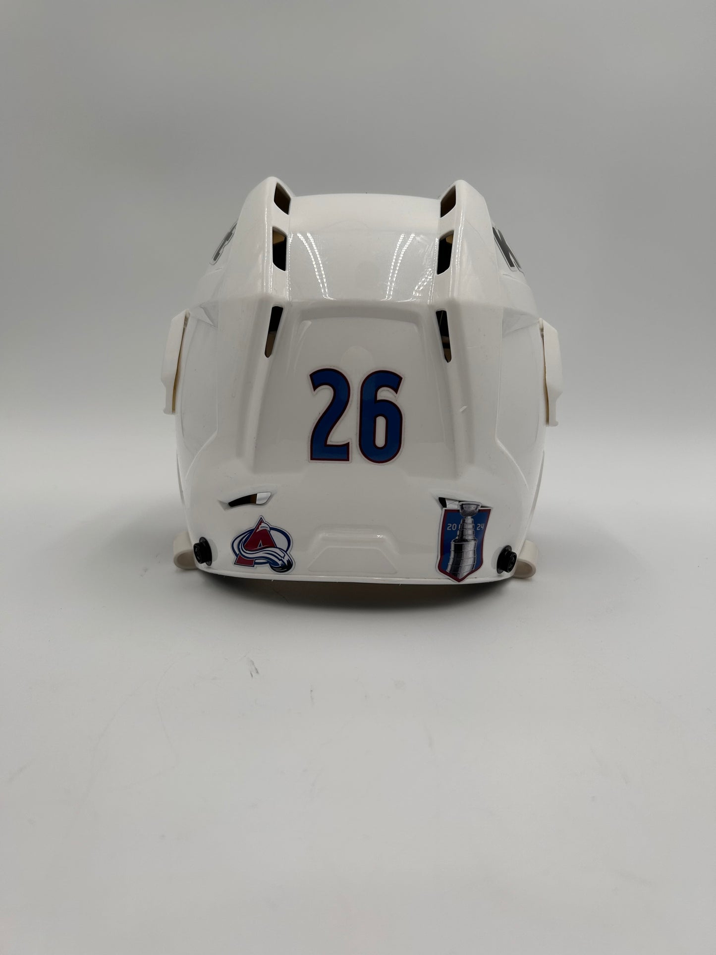 Colorado Avalanche 2023/24 Game Worn Stanley Cup Playoff Helmets