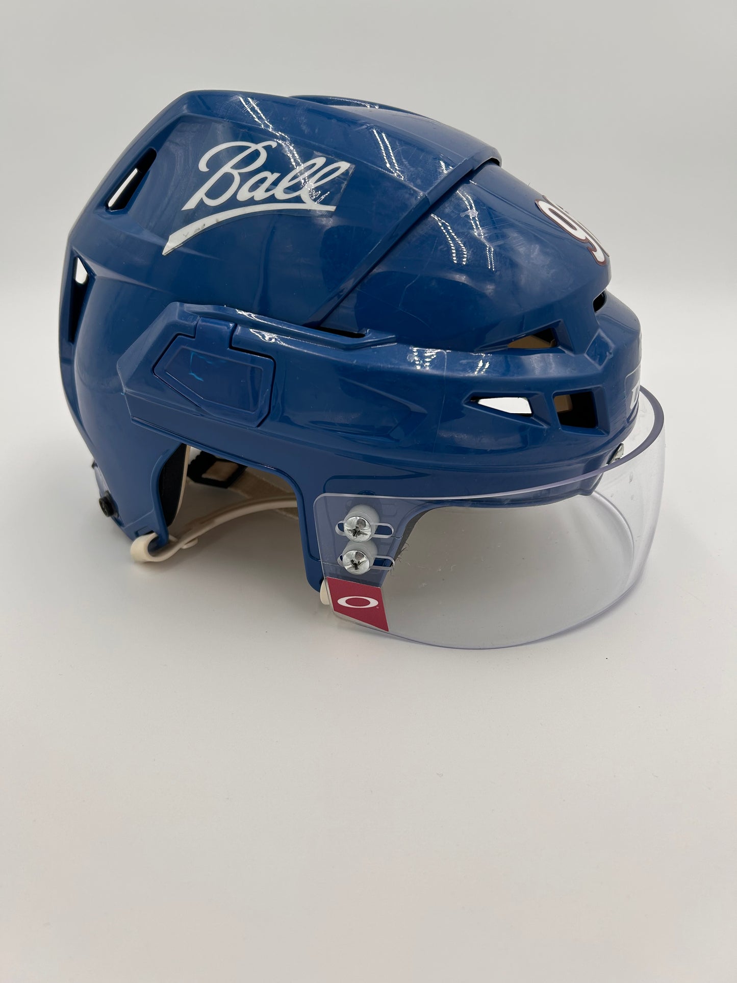 Colorado Avalanche 2021/22 Stanley Cup Finals Game Worn Away Helmets