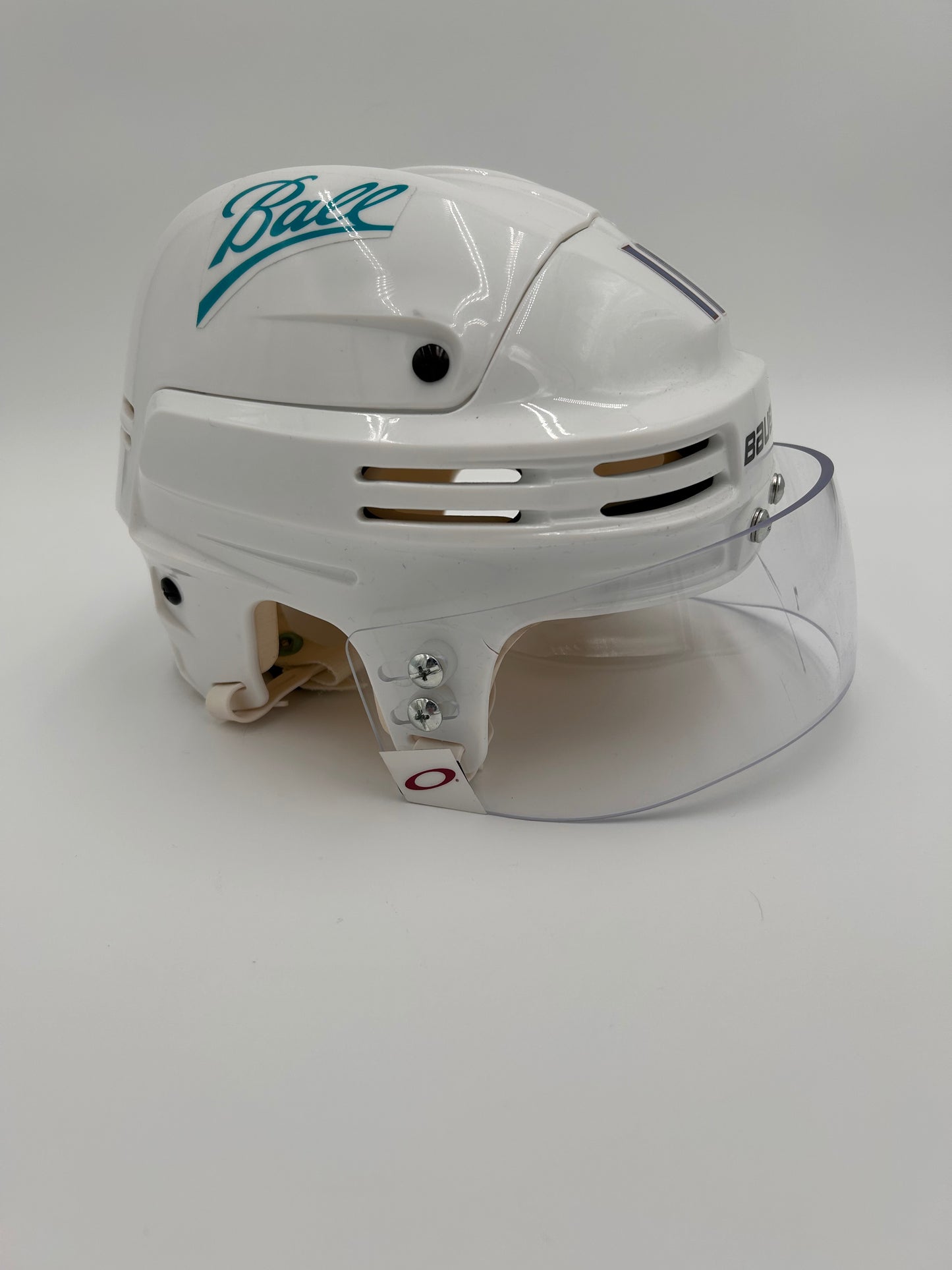 Colorado Avalanche 2021/22 Stanley Cup Finals Game Worn Away Helmets