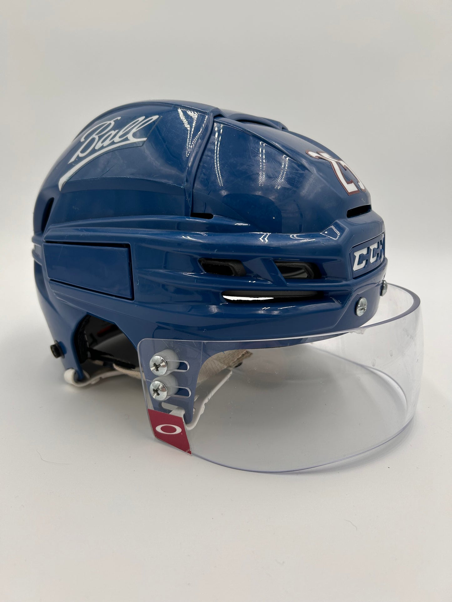 Colorado Avalanche 2021/22 Stanley Cup Finals Game Worn Away Helmets