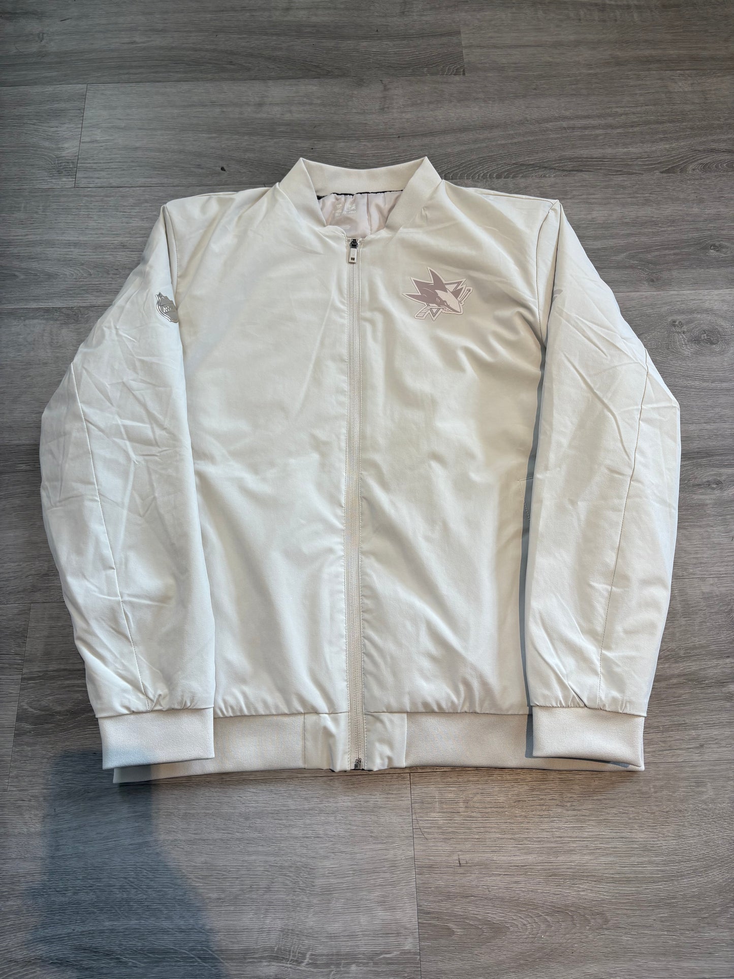 San Jose Sharks Tan Team Issued Men's Jacket