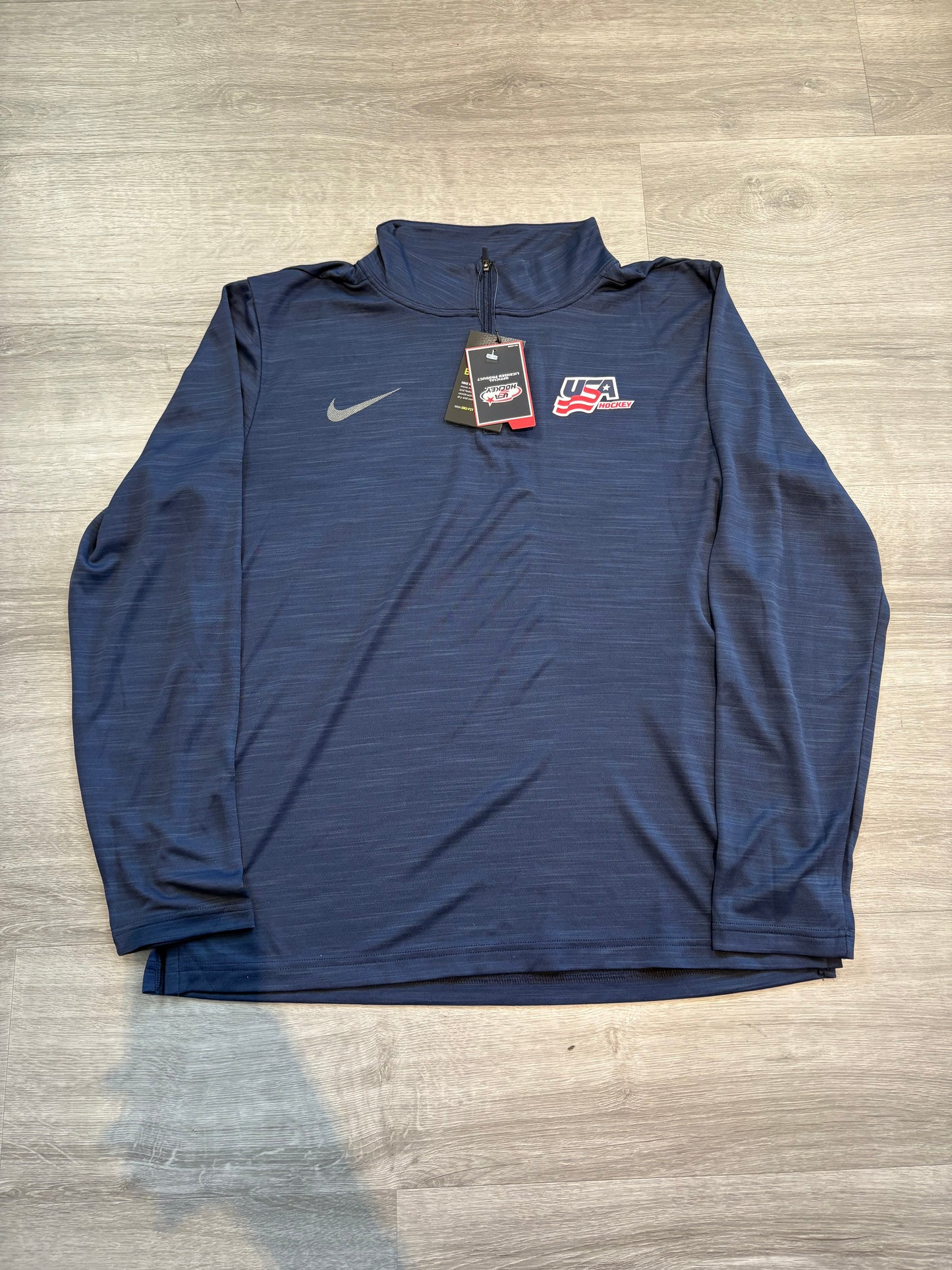 New Nike Team USA 1/4 Zip Light Weight Jacket (Large)