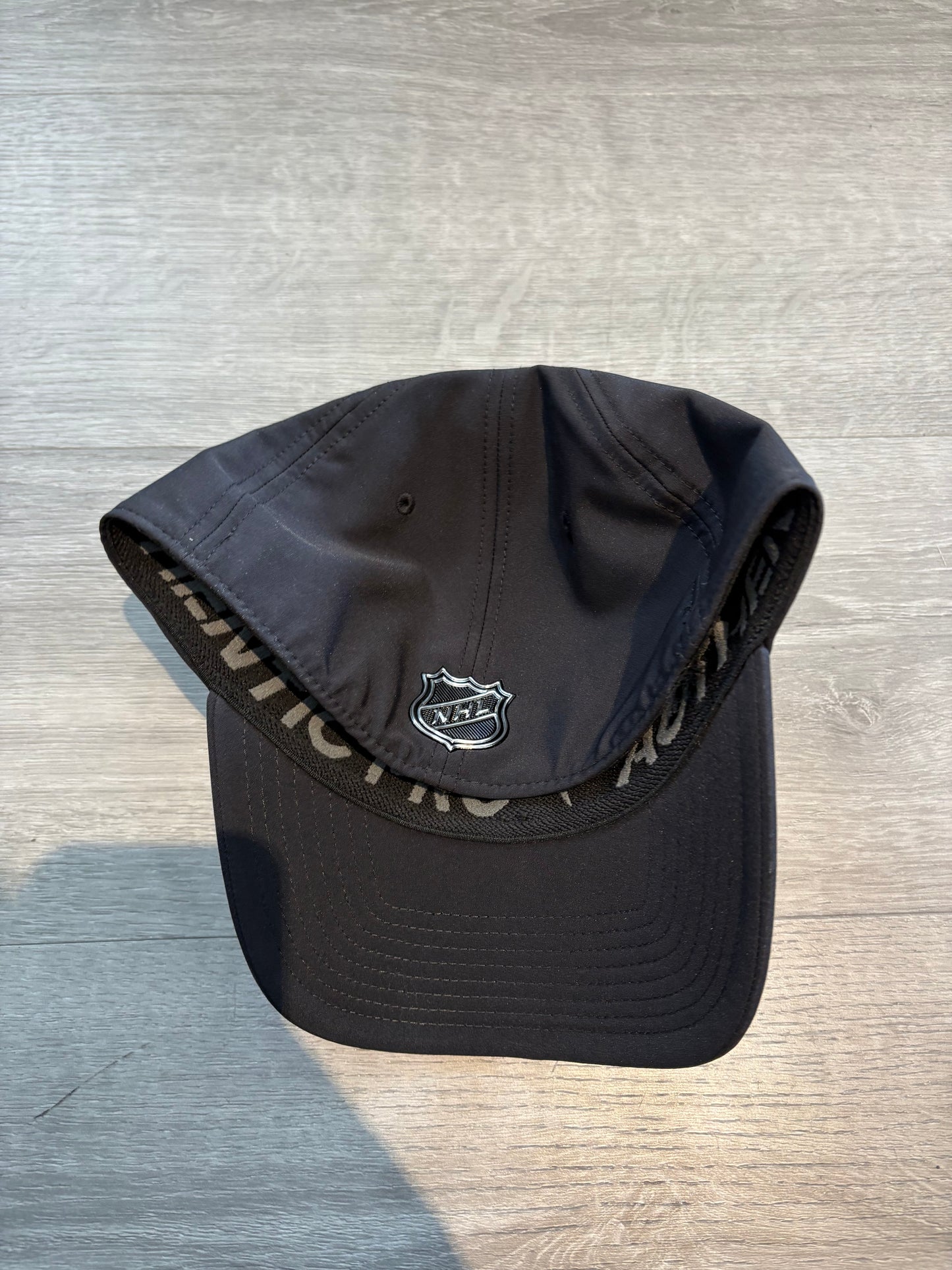San Jose Sharks Team Issued Fanatics Black Men's Fitted Hat