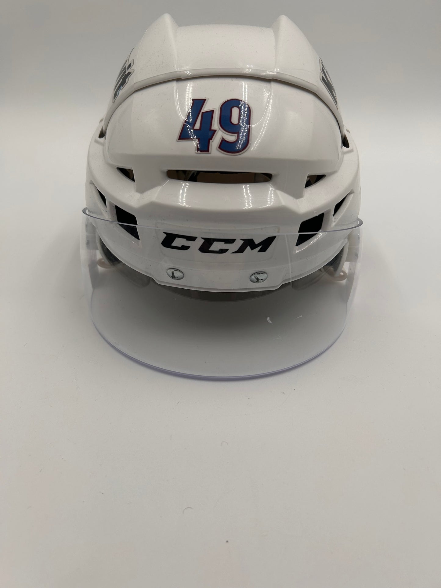 Colorado Avalanche 2022/23 Stanley Cup Playoff Worn Helmets