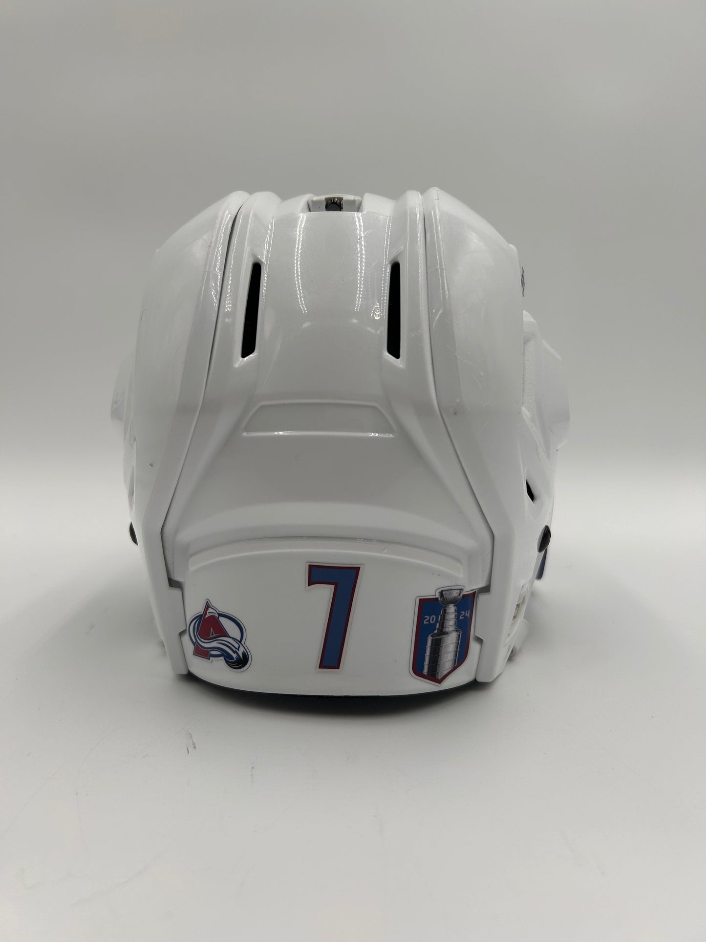 Colorado Avalanche 2023/24 Game Worn Stanley Cup Playoff Helmets