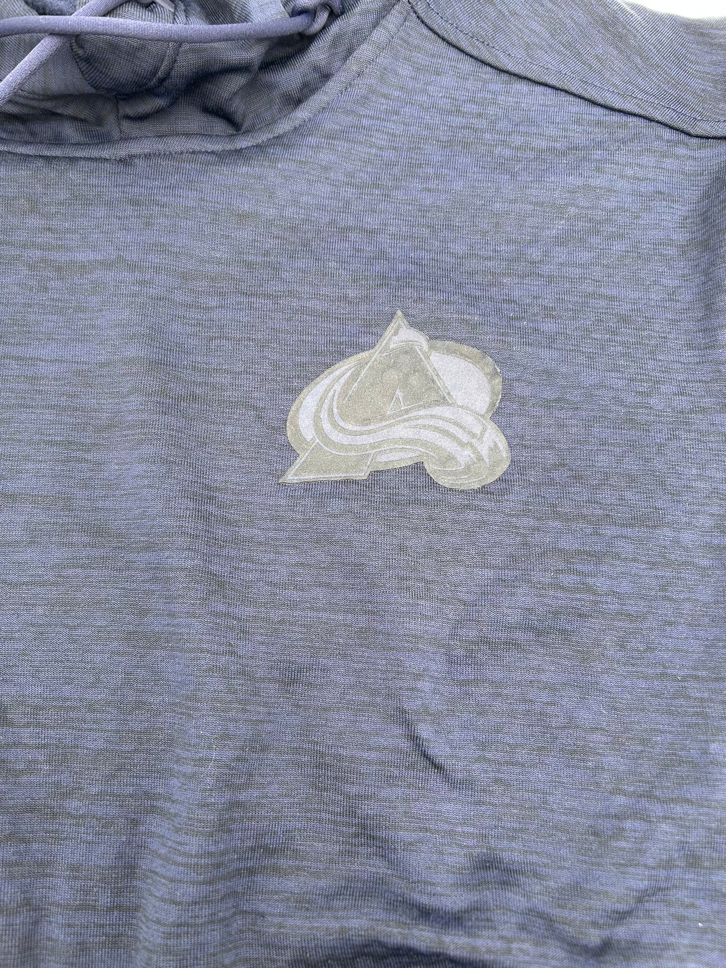 New Colorado Avalanche Blue Fanatics 1/2 Sleeve Sweatshirt
