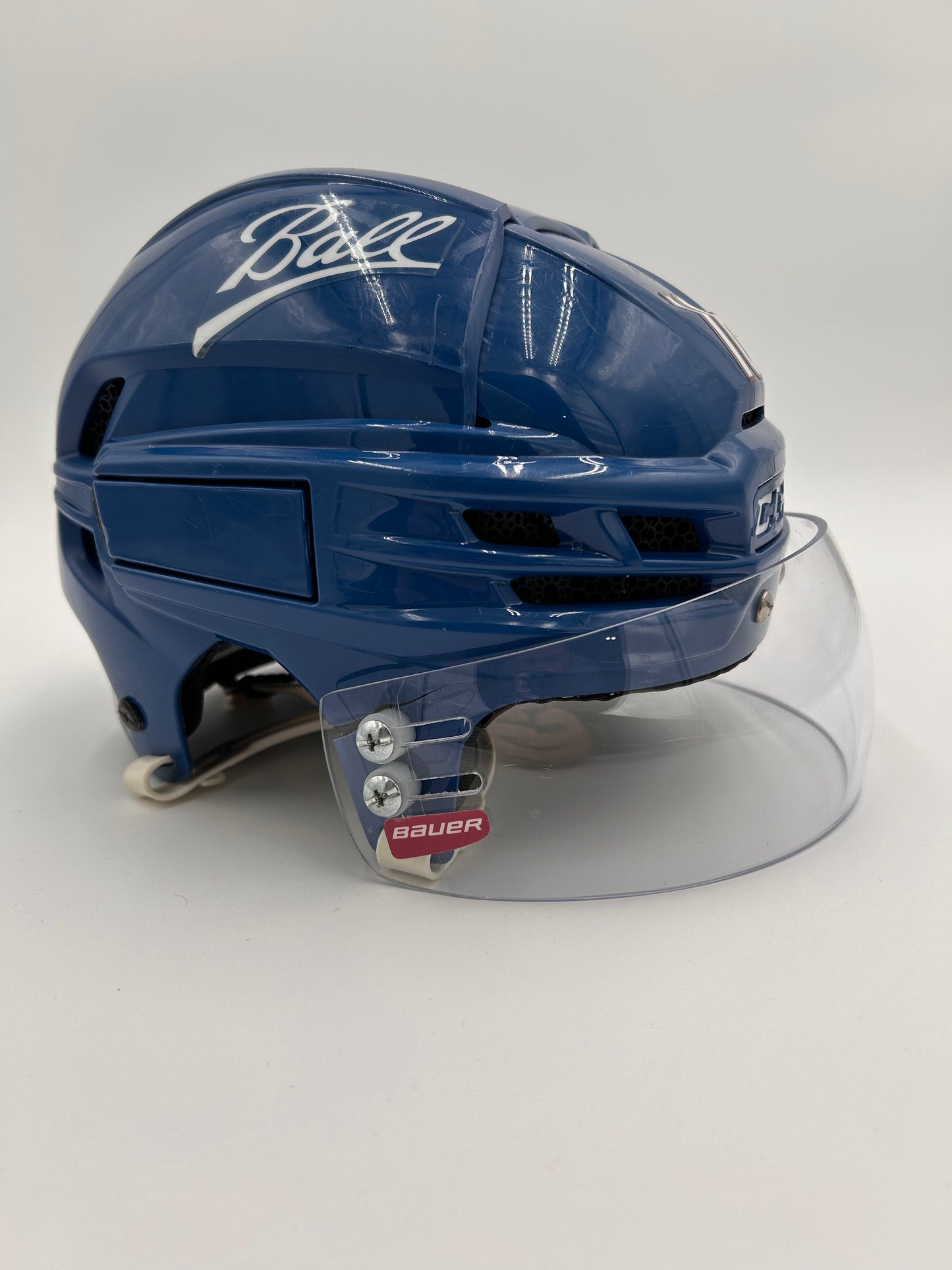 Colorado Avalanche 2021/22 Stanley Cup Finals Game Worn Away Helmets