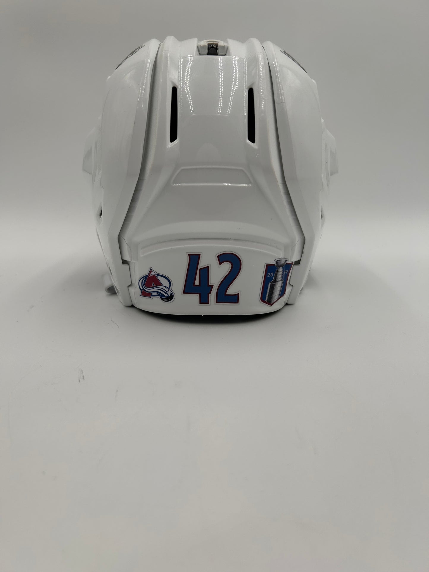 Colorado Avalanche 2023/24 Game Worn Stanley Cup Playoff Helmets