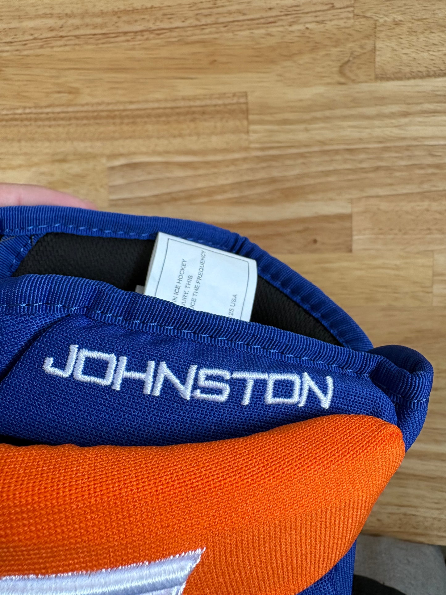 New New York Islanders True 14" Pro Stock Johnston Catalyst 9X Pro Gloves