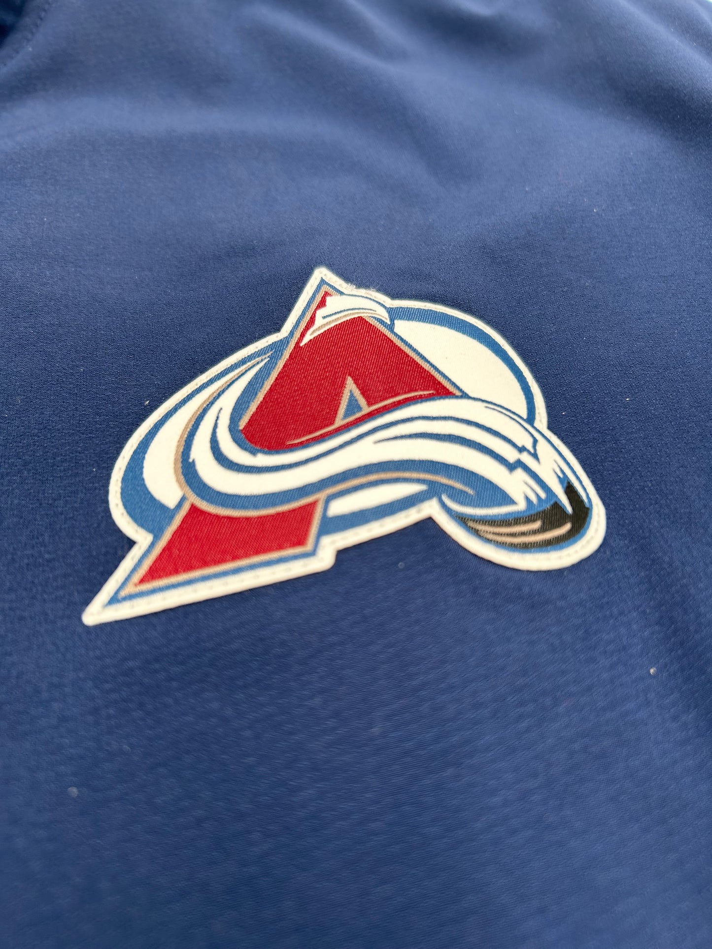 Colorado Avalanche Blue Adidas 1/4 Zip Jacket