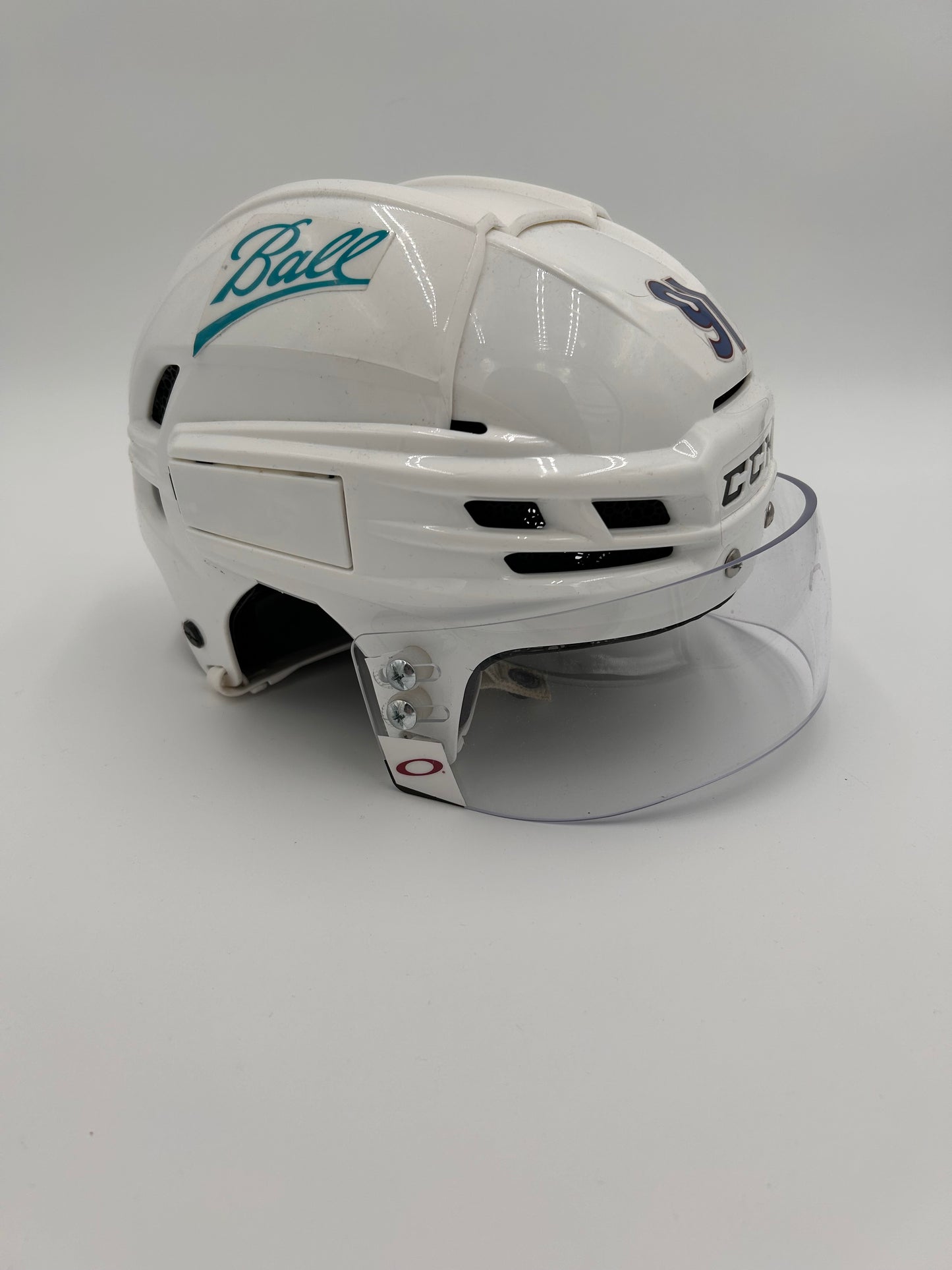 Colorado Avalanche 2021/22 Stanley Cup Finals Game Worn Away Helmets
