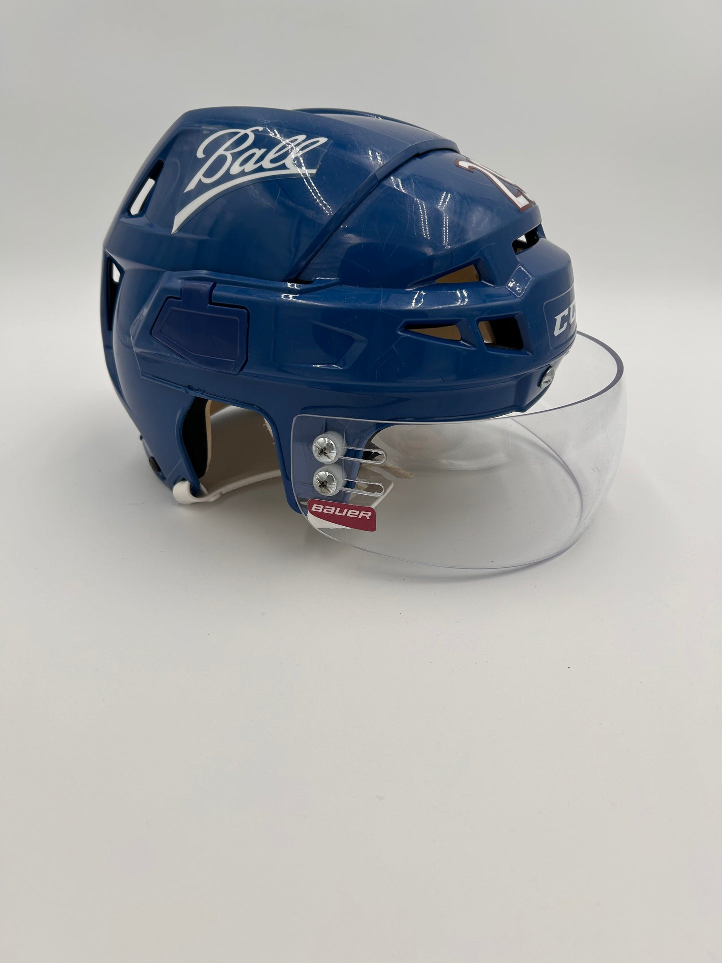 Colorado Avalanche 2021/22 Stanley Cup Finals Game Worn Away Helmets