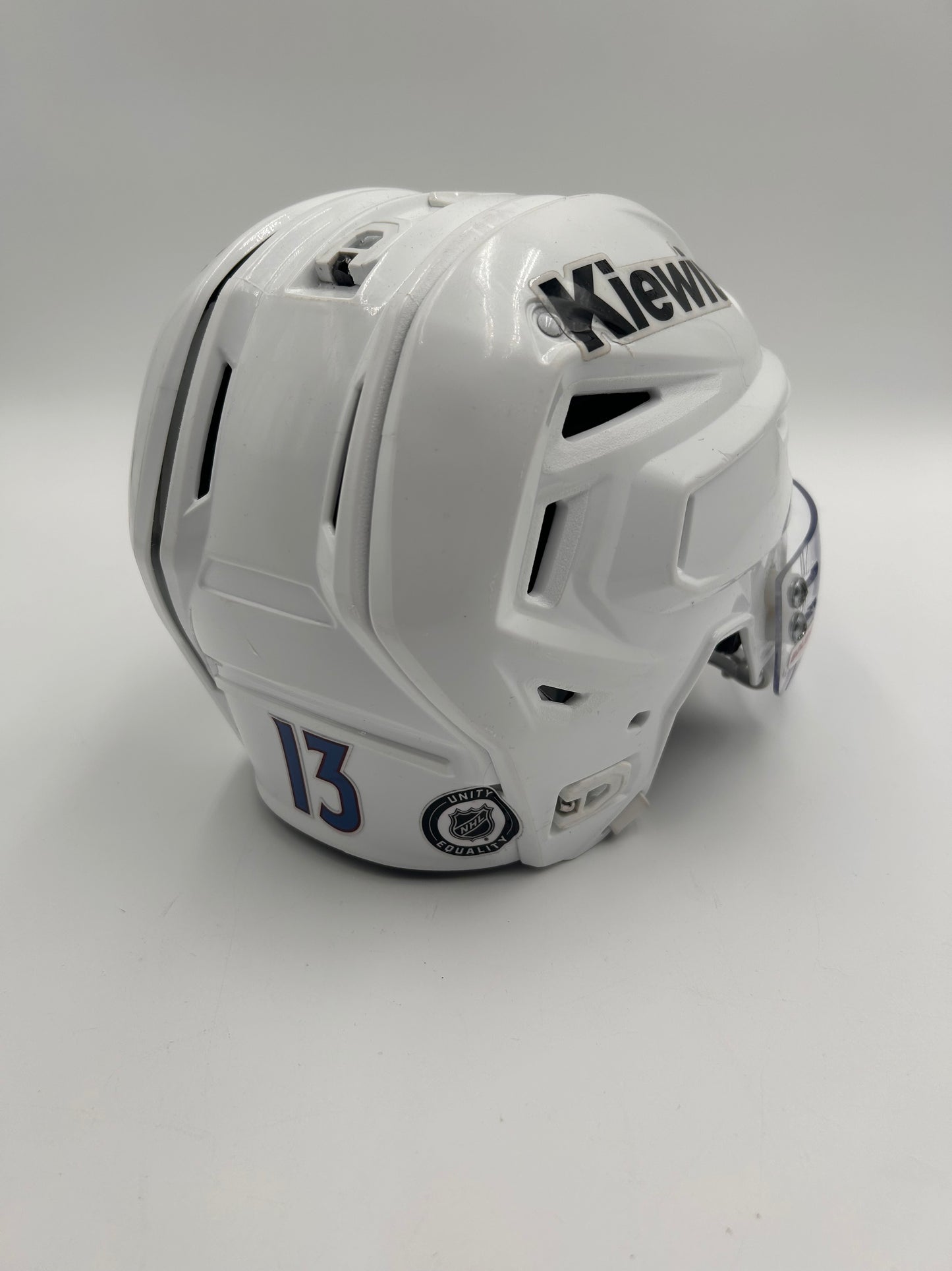 Valeri Nichushkin 2023/24 Colorado Avalanche Game Worn Away Helmet