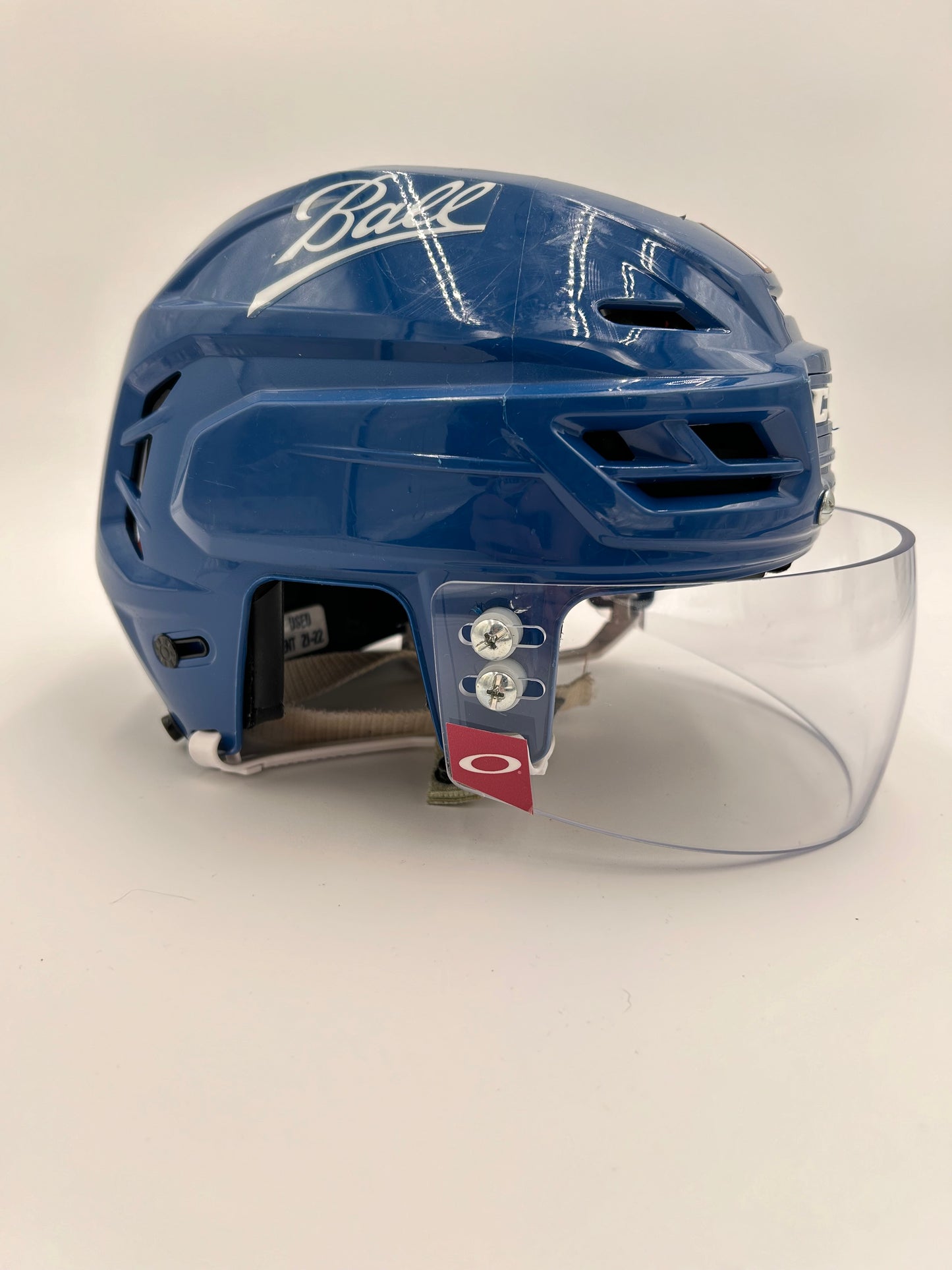 Colorado Avalanche 2021/22 Stanley Cup Finals Game Worn Away Helmets