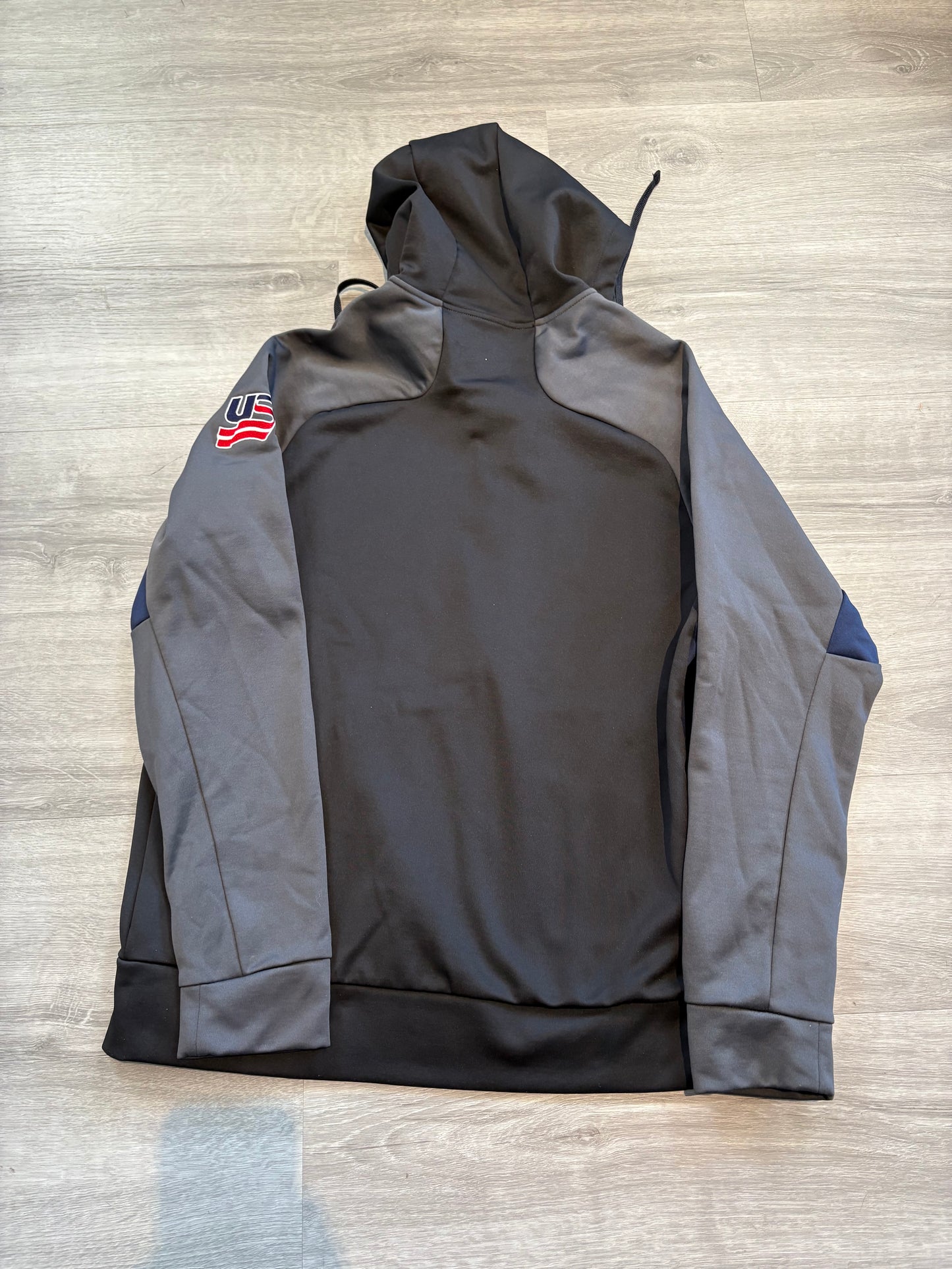 New Black Nike Team USA Full Zip Sweatshirt (Large)
