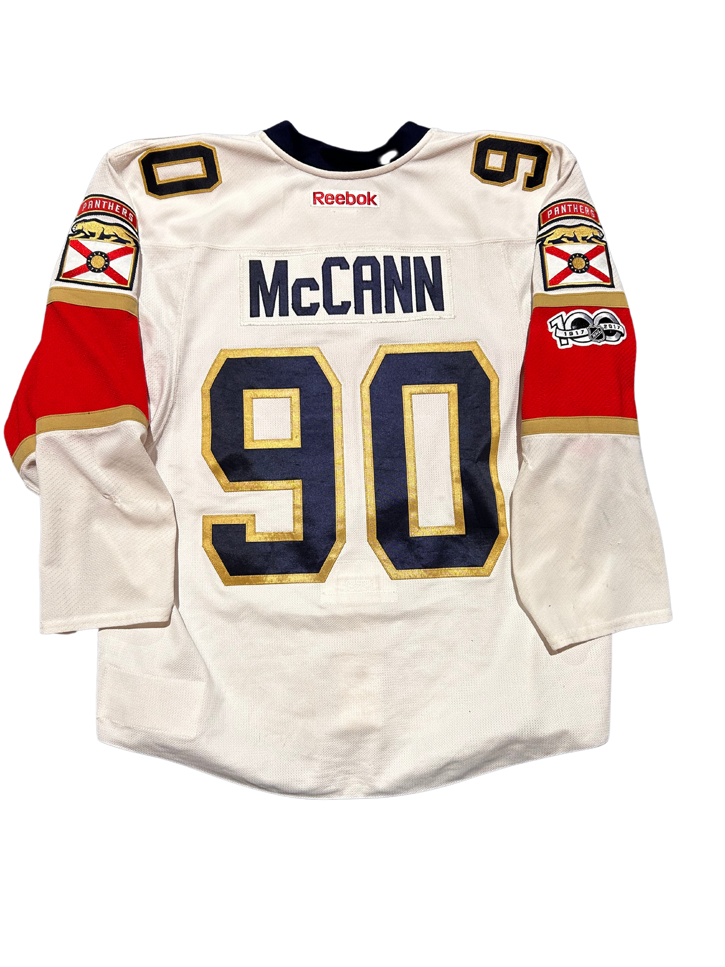 Jared McCann Game-Worn 2016/17 Set 1 100th Anniversary Patch